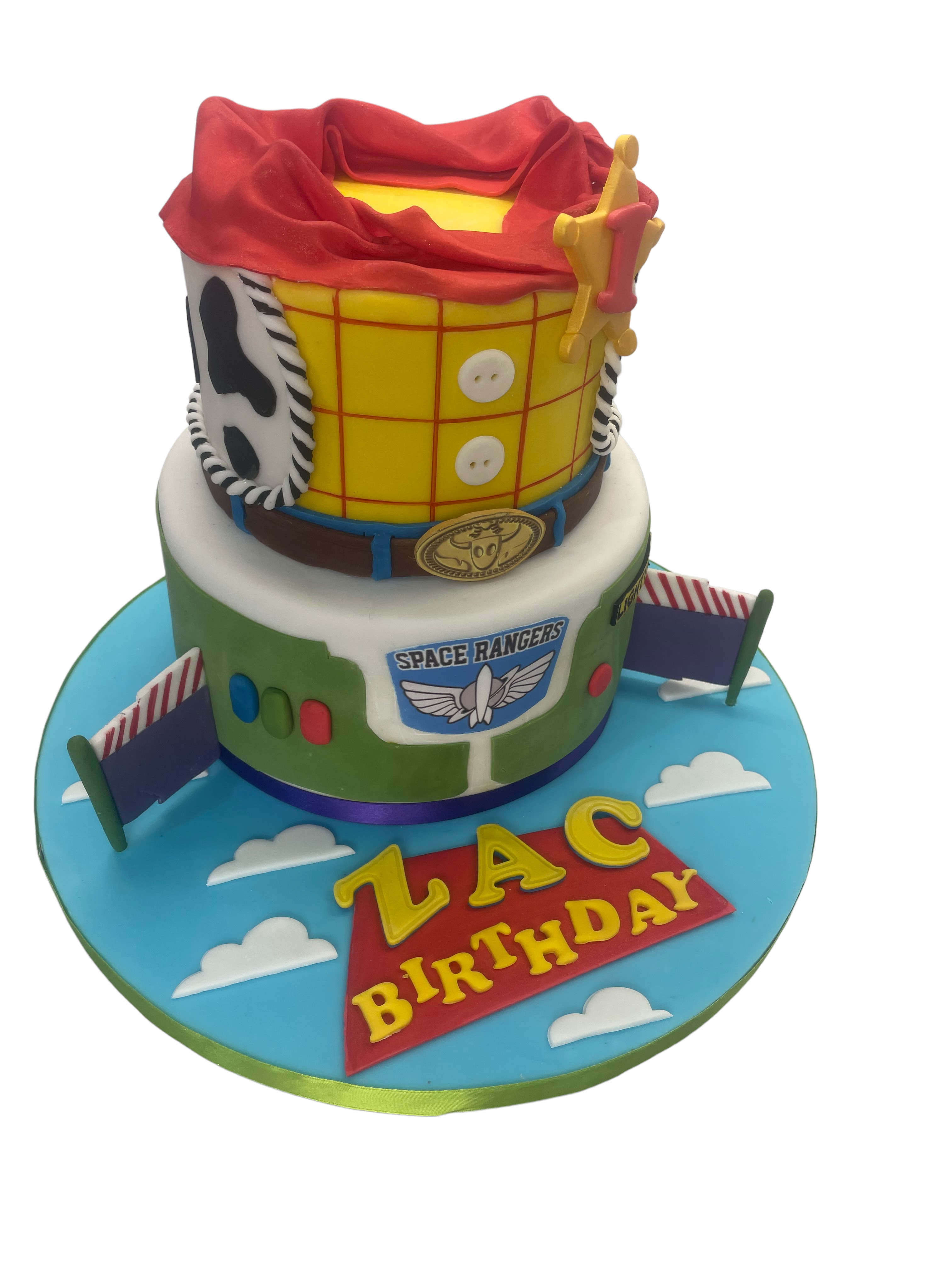 Toy Story Themed Birthday Cake