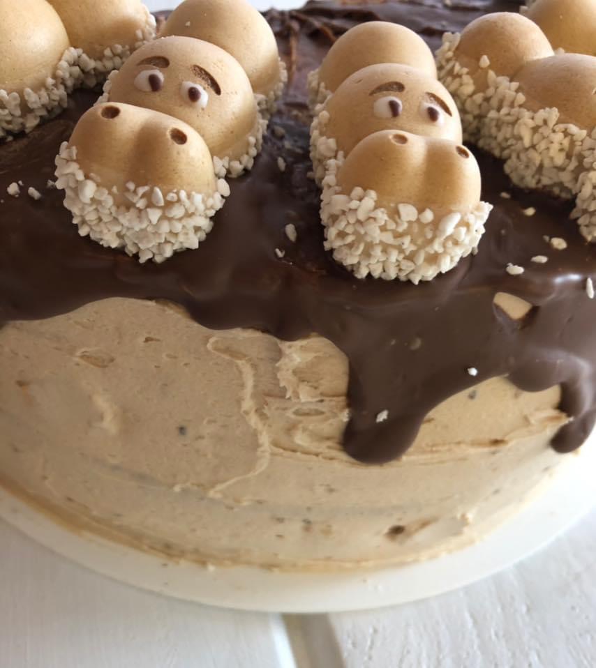 Kinder Hippo Cake