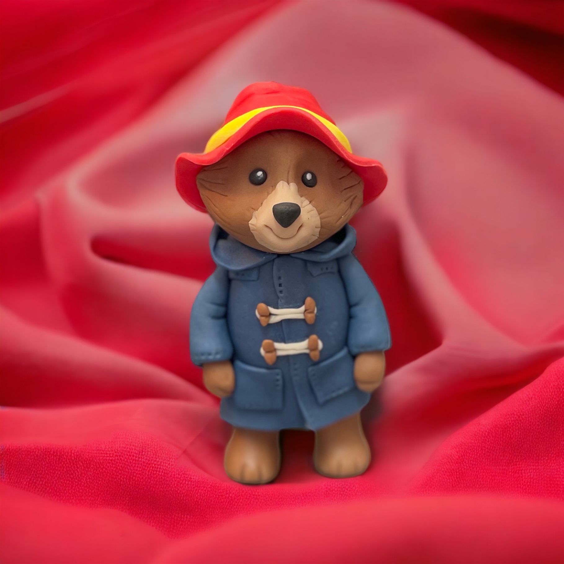 Paddington Bear style cake topper