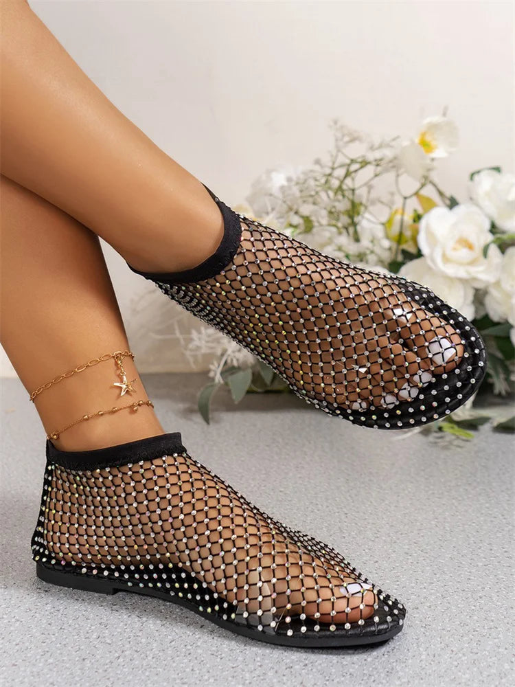 La Bas Résille Strass