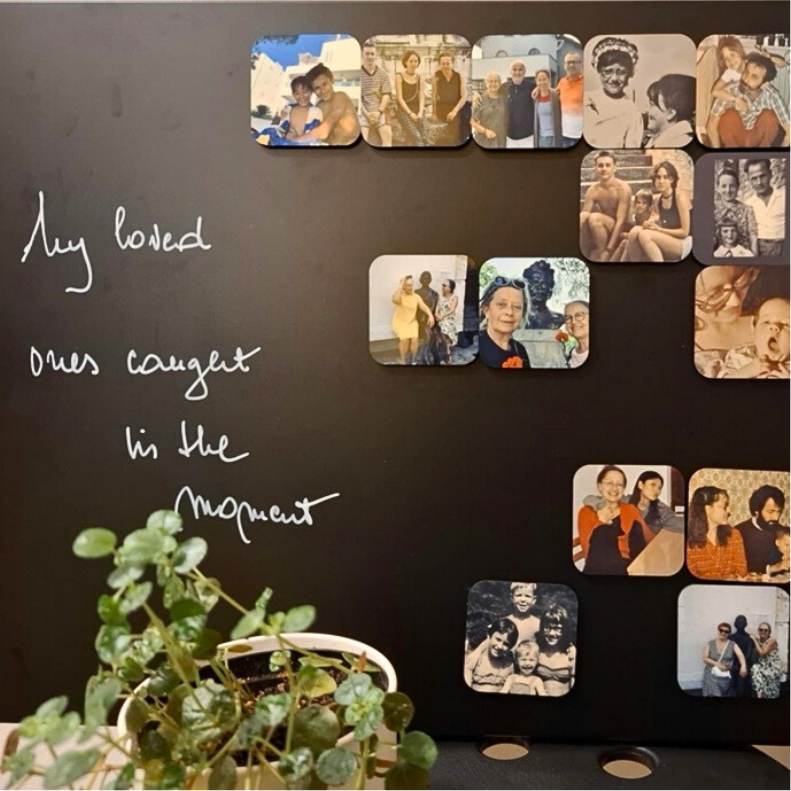 Personalised magnets 6 x 6 cm (6 pcs)