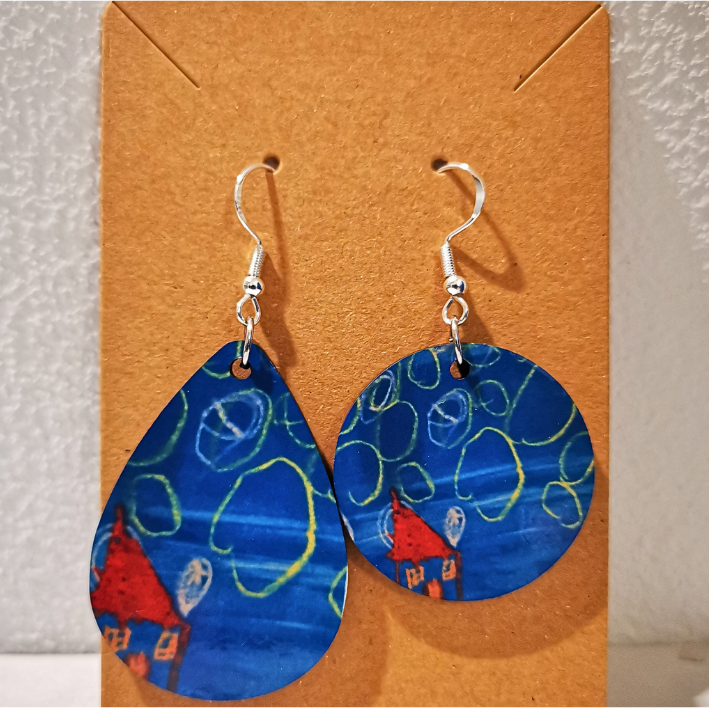 Custom made earrings (1 pair)