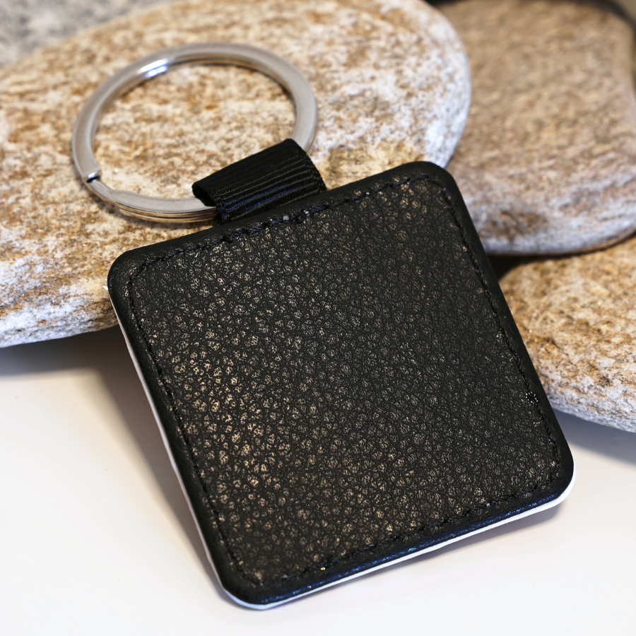 PU leather keychain