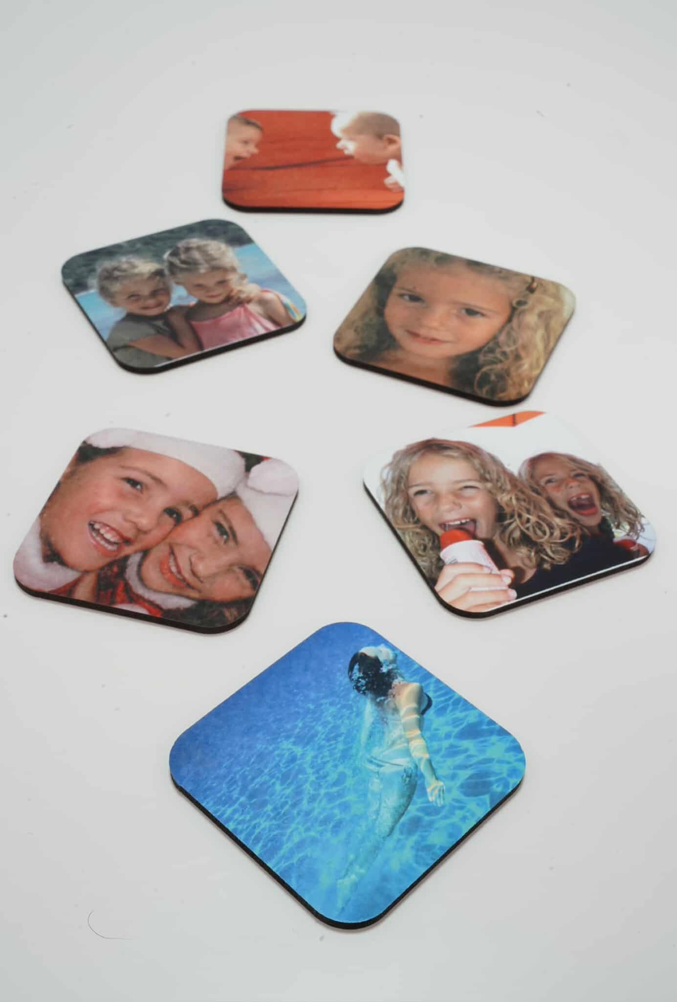 Personalised magnets 5 x 5 cm (6 pcs)