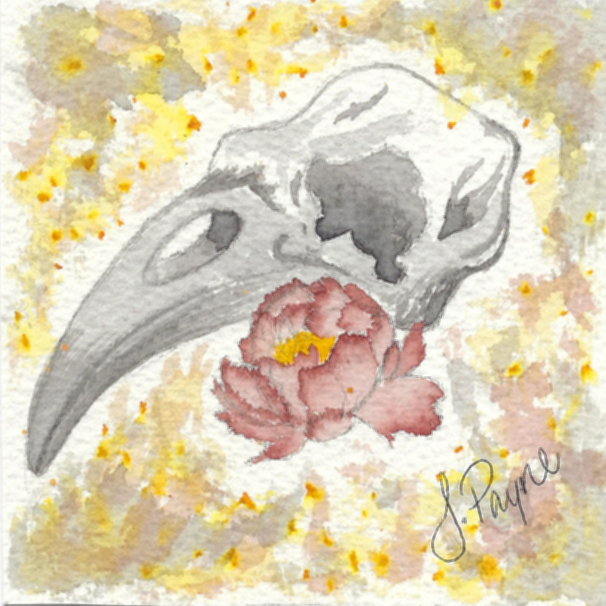 Skull & Flower