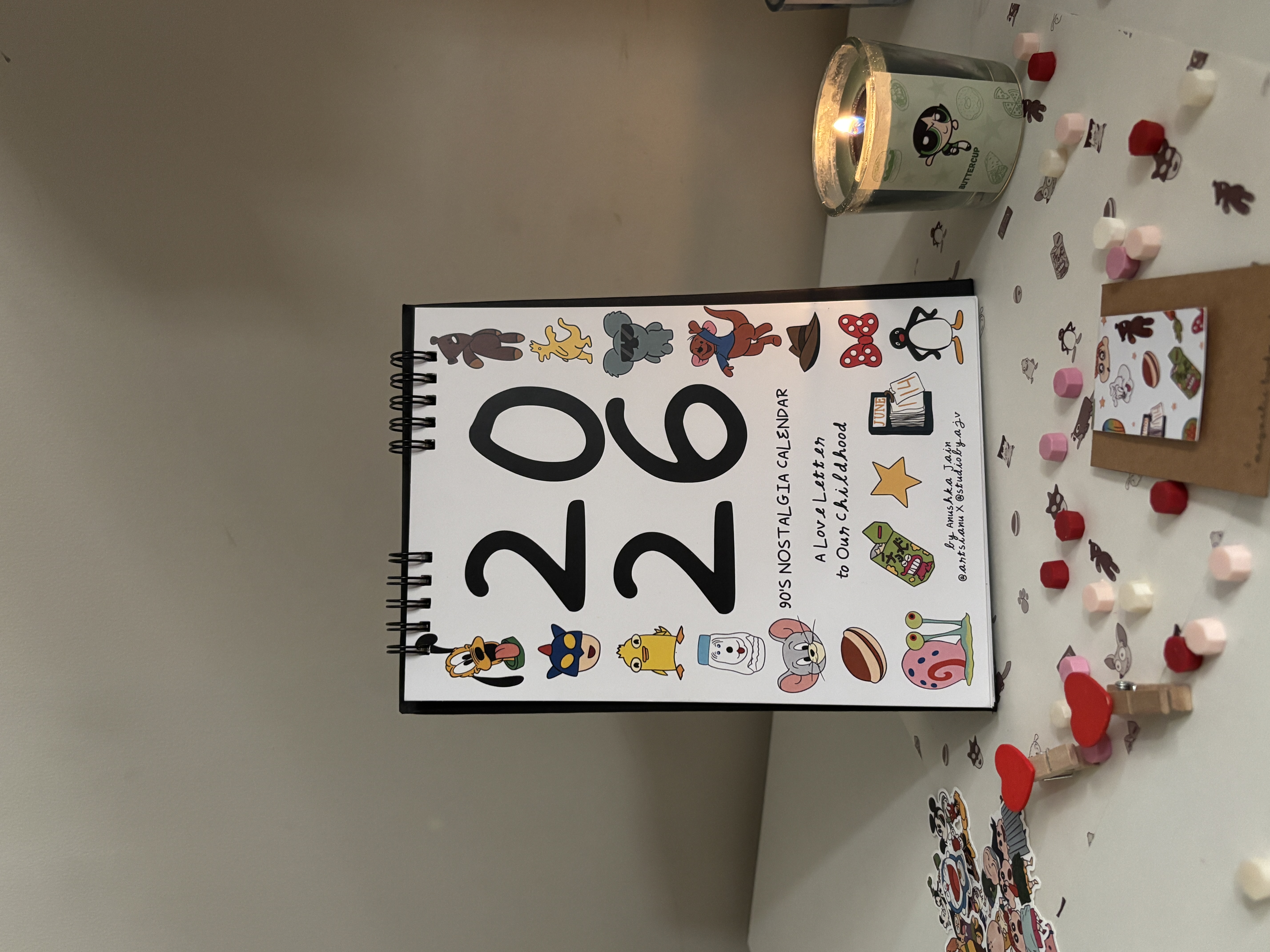 2026 Childhood Nostalgia Desk Calendar