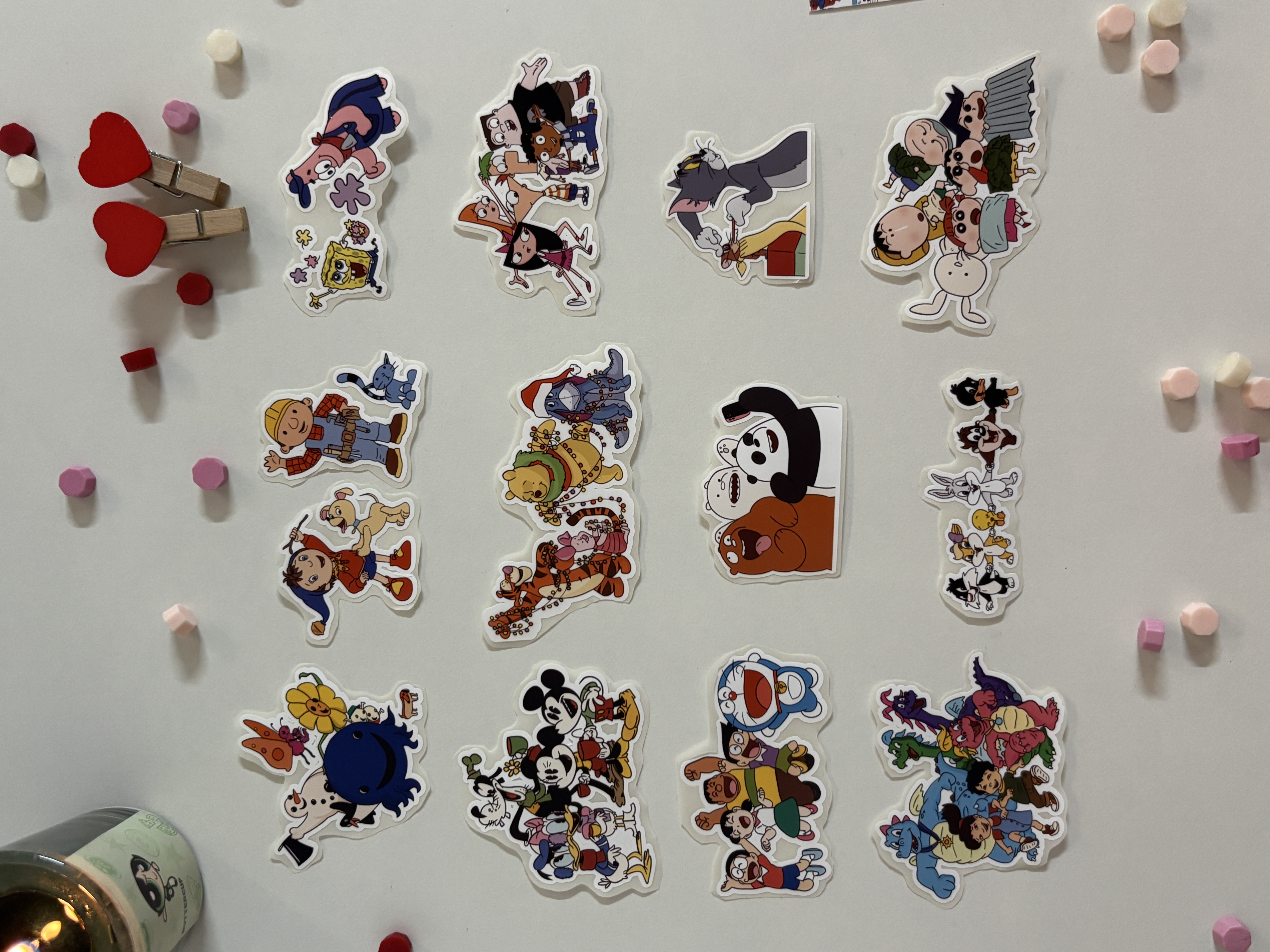 Cartoon Nostalgia Sticker Collection