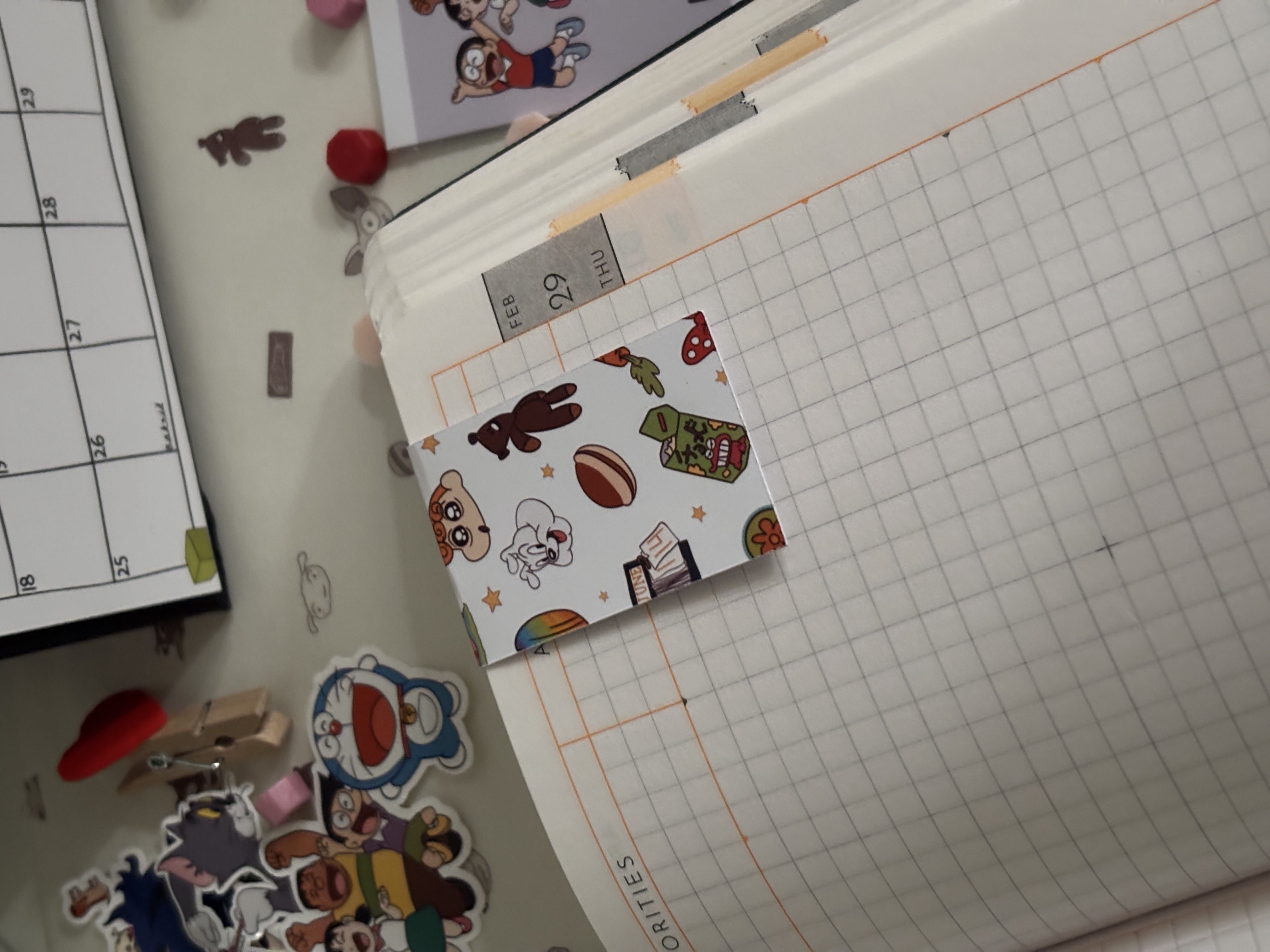 Childhood Nostalgia Magnetic Bookmark