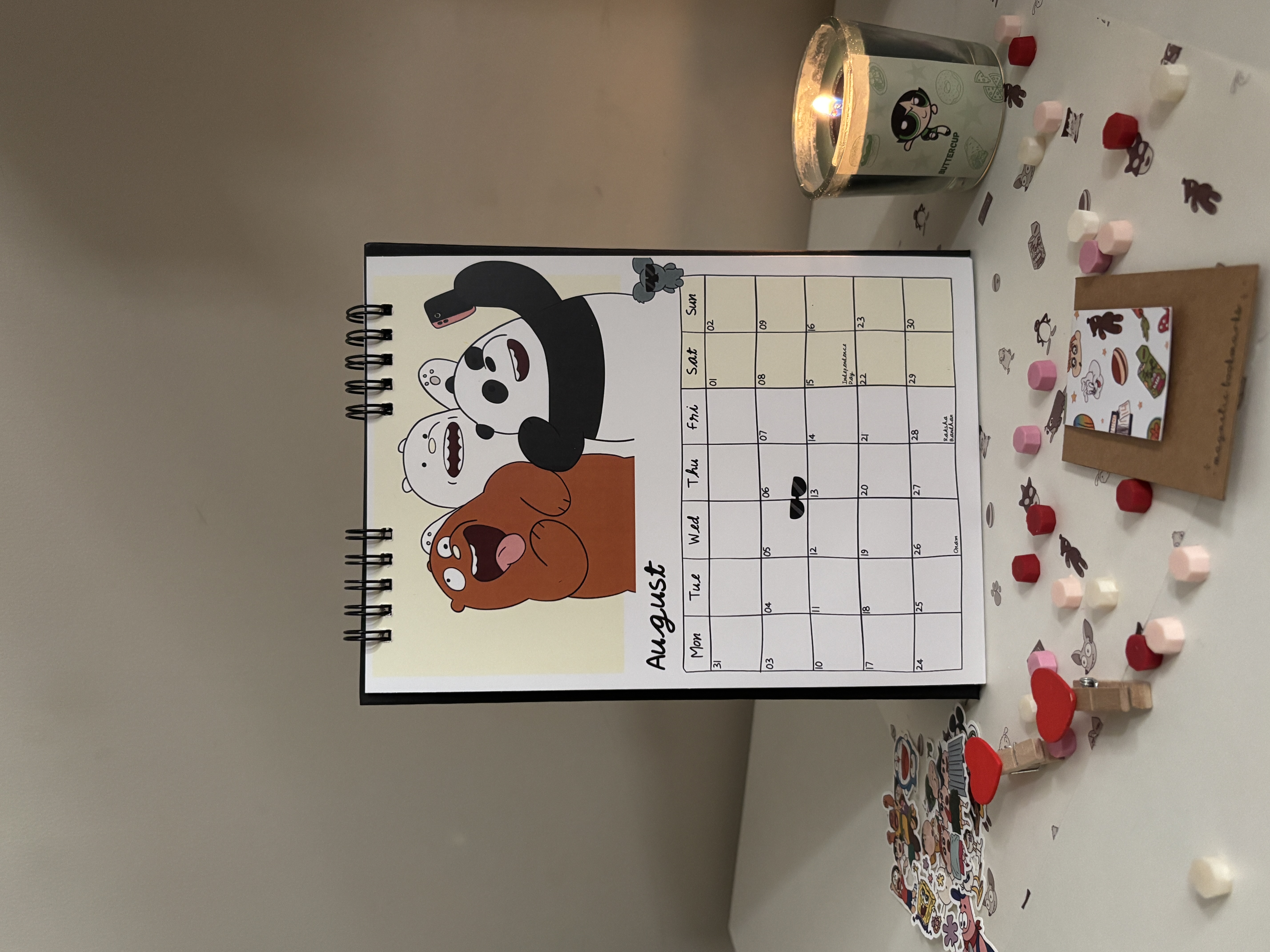 2026 Childhood Nostalgia Desk Calendar