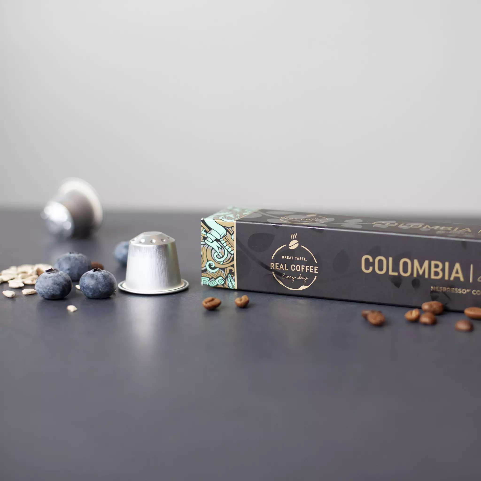 Lungo Variety Pack for Nespresso | 100 Test Winning Aluminum Capsules | 2 Smooth Italian Flavors ‘San Marino’ and ‘Colombia’ | 100% Nespresso Compatible Pods