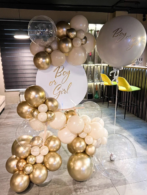Gender Reveal Balloon Arrangement
