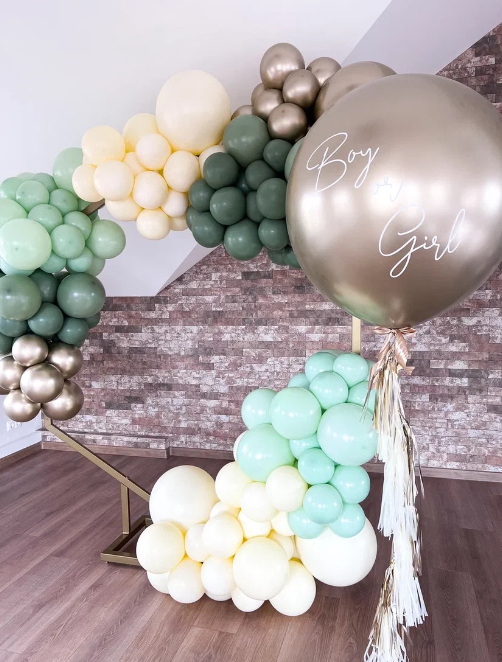 Balloon Arch and Large Balloon Decor