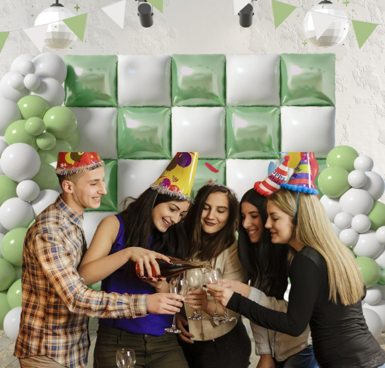 Balloon Decorated Photo Backdrop