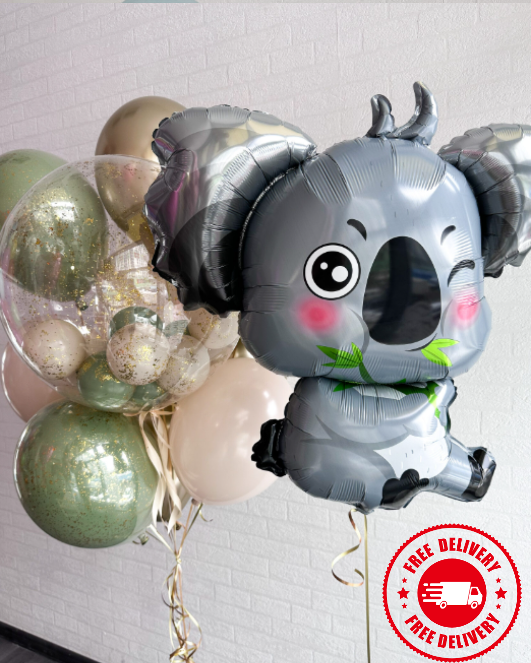 Koala and Balloons Party Set