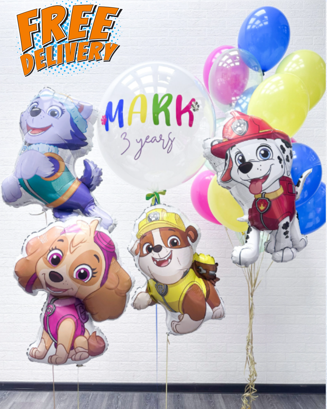 Paw Patrol Birthday Balloon Set