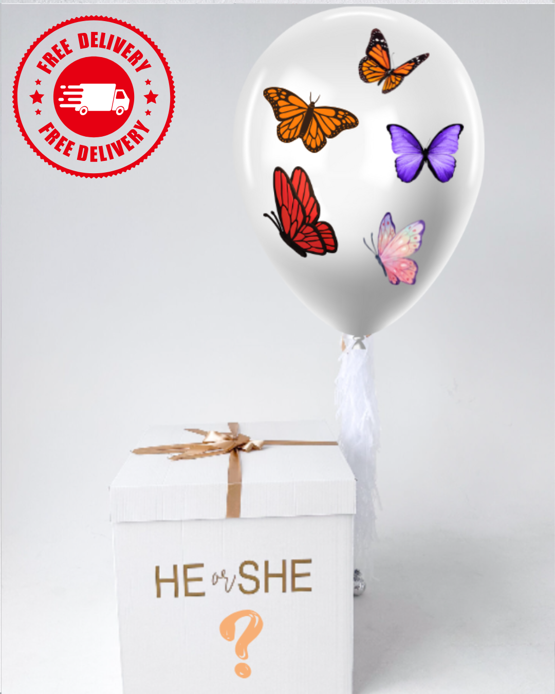 Gender Reveal Balloon Box