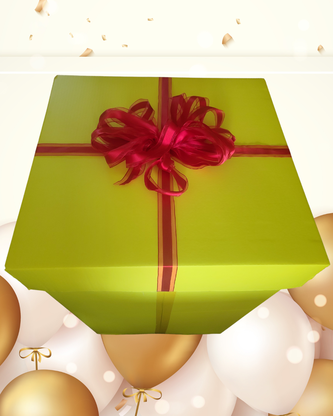 Large Yellow Gift Box