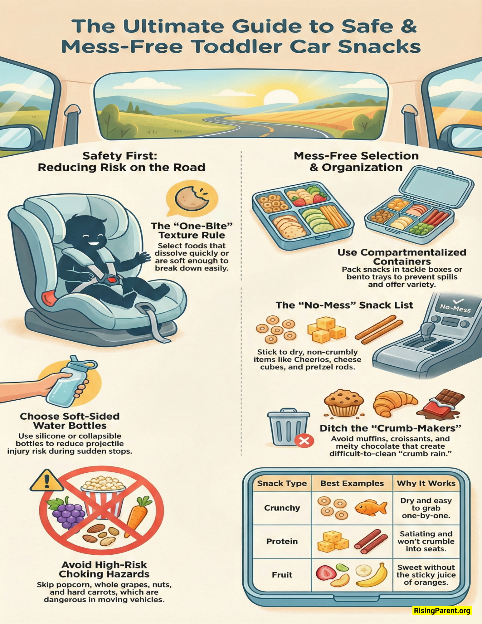 The Ultimate Quick Guide to Mess-Free Road Trips