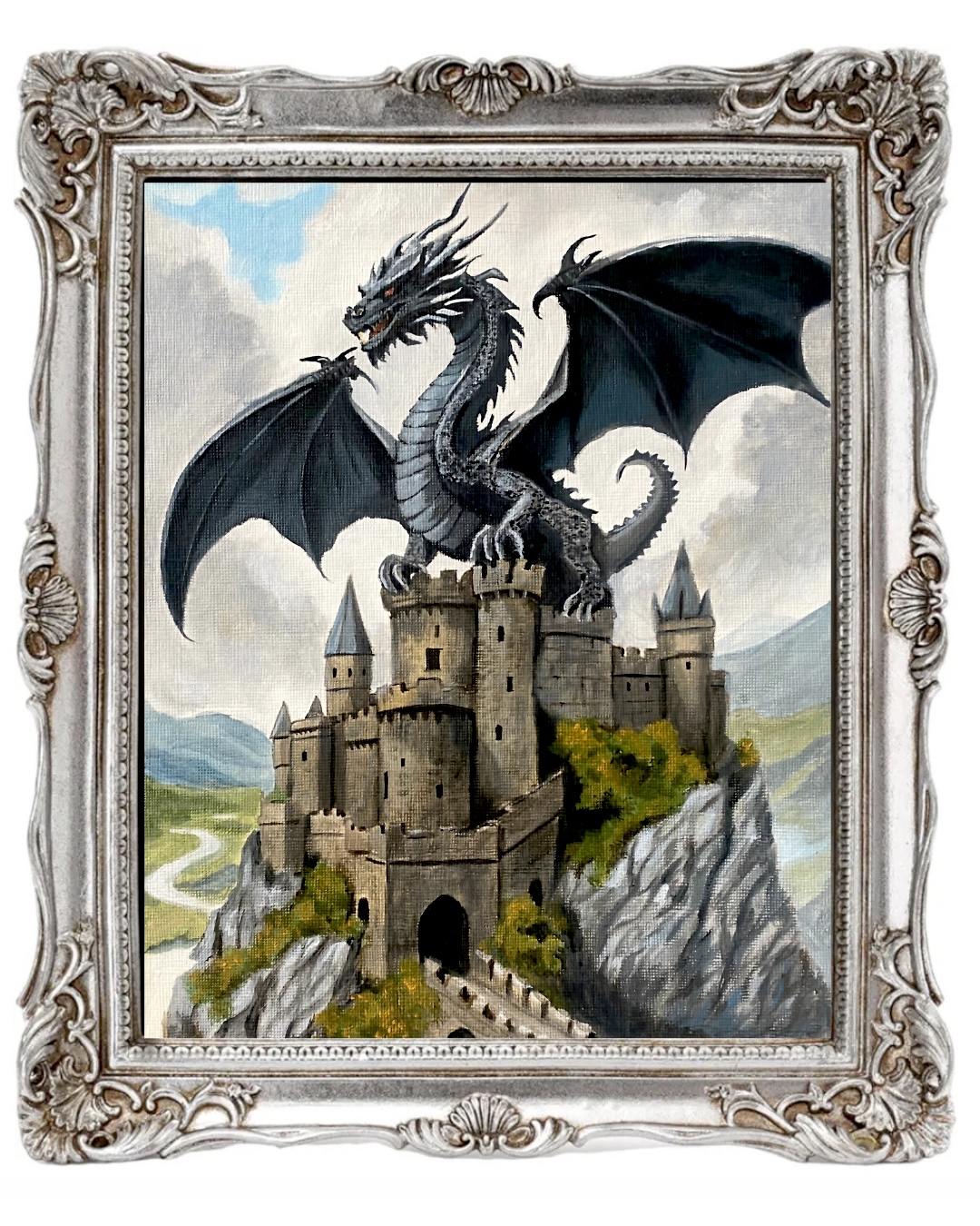 Black Dragon - Original Painting