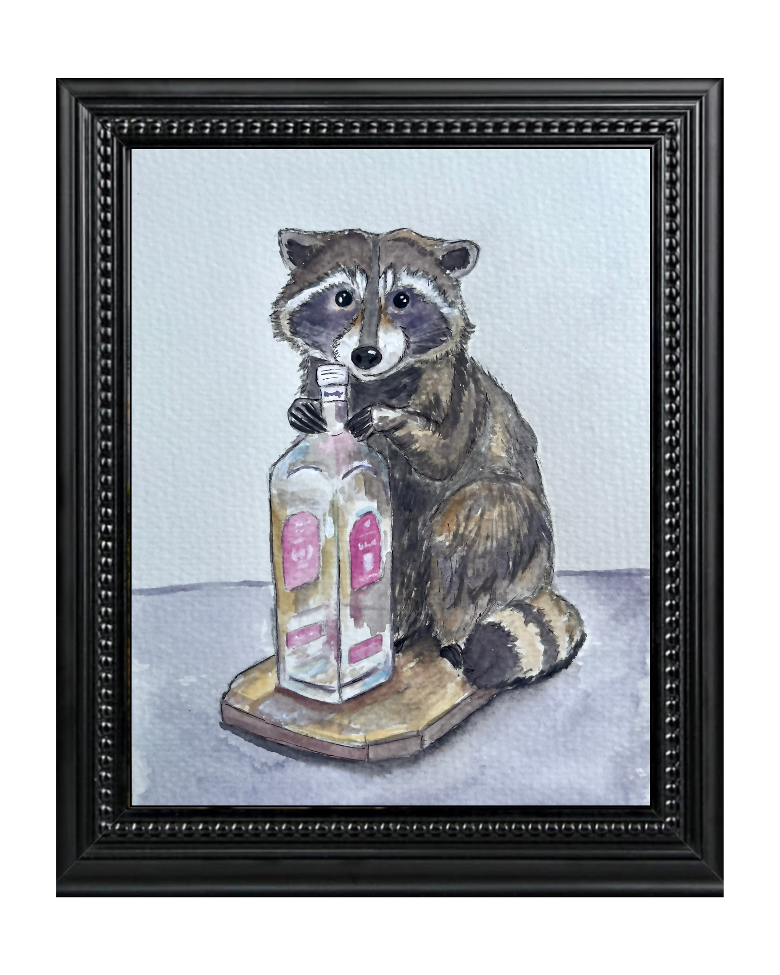 Whiskey Raccoon - Original Painting