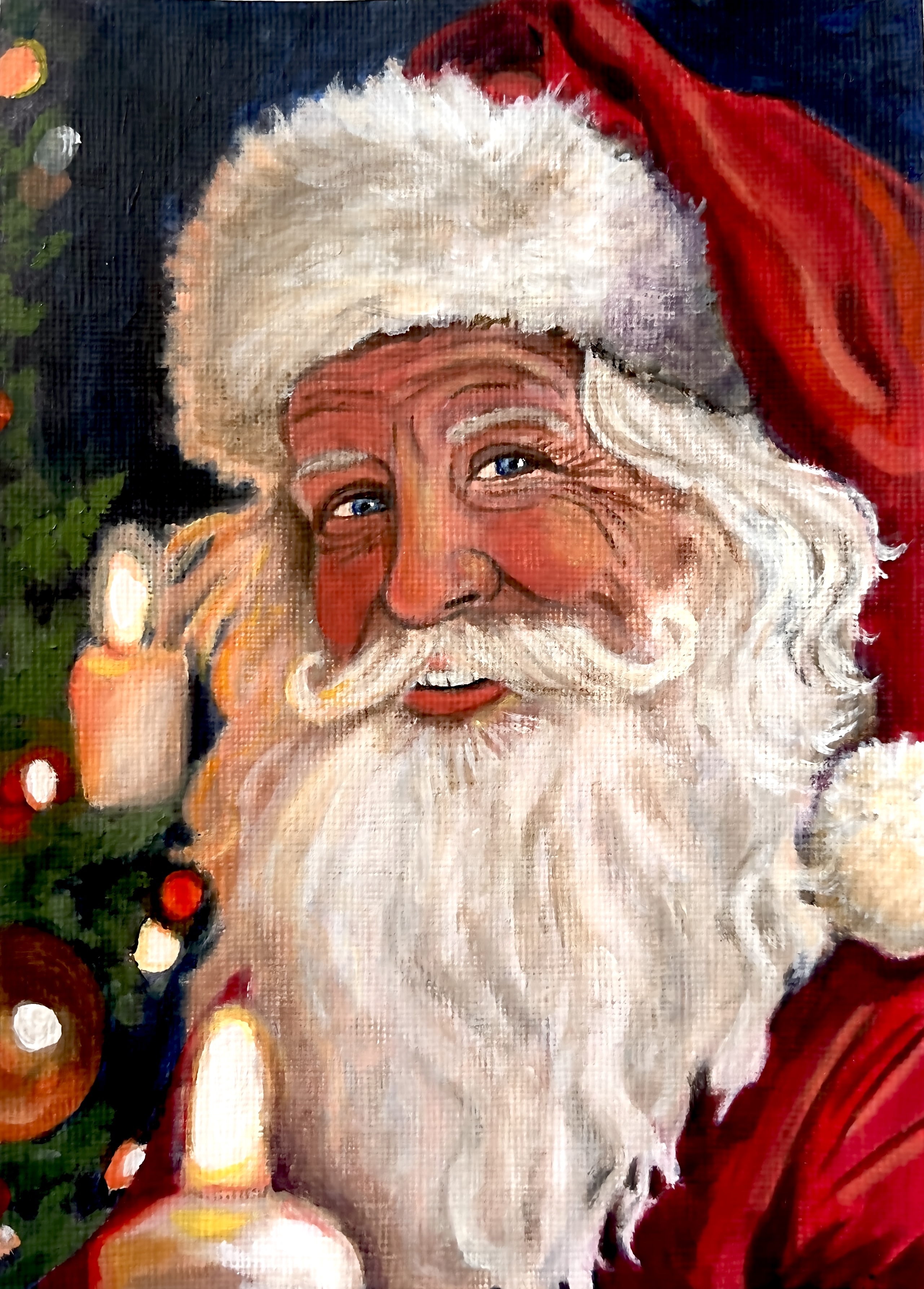 Hey Santa - Original Painting