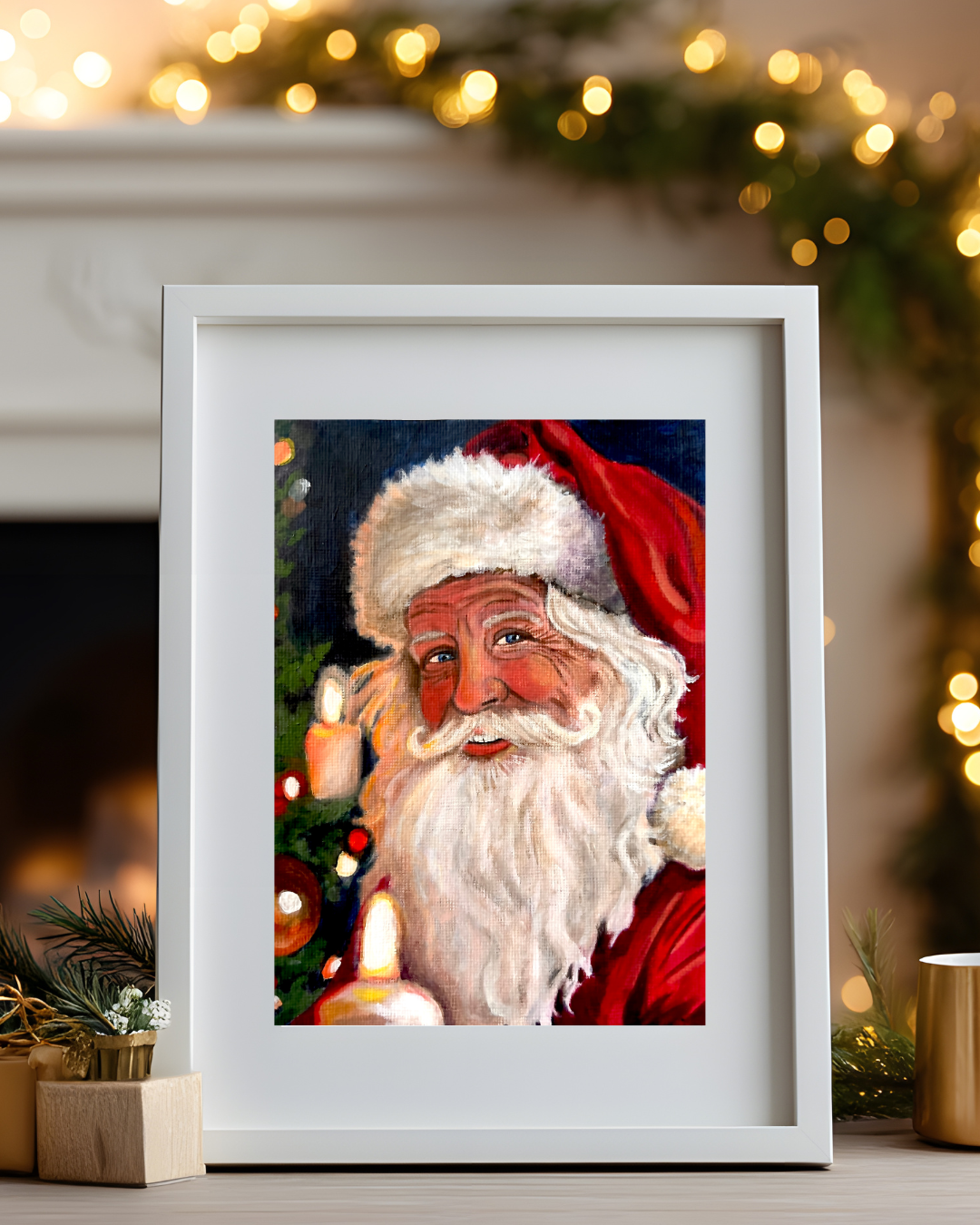 Hey Santa - Original Painting