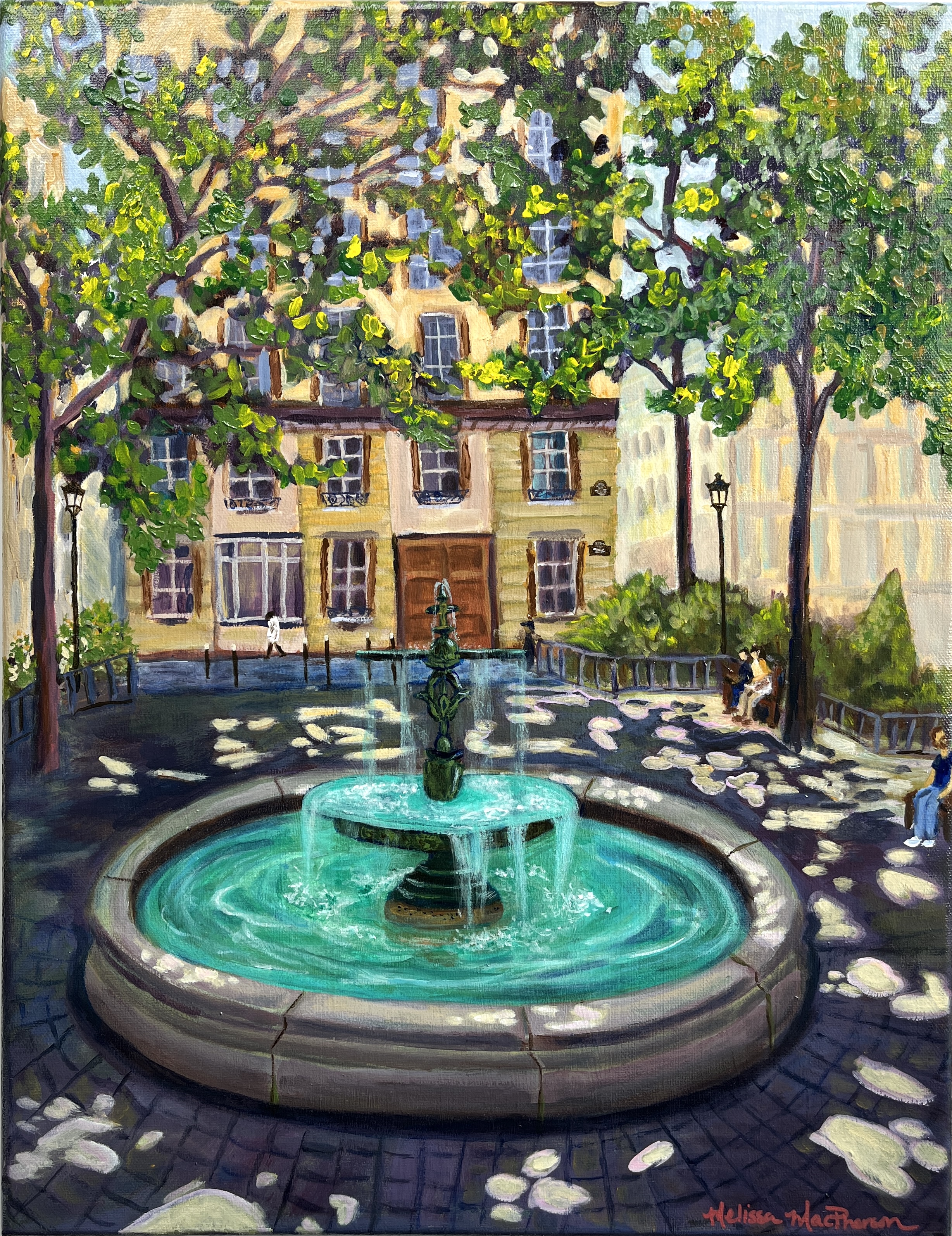 Place de l'Estrapade - Original Painting