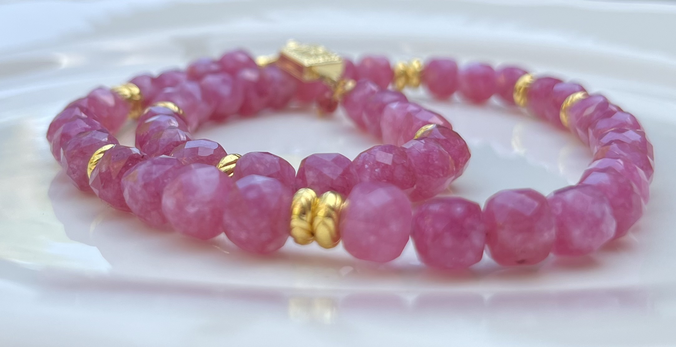 Pink Tourmaline Necklace