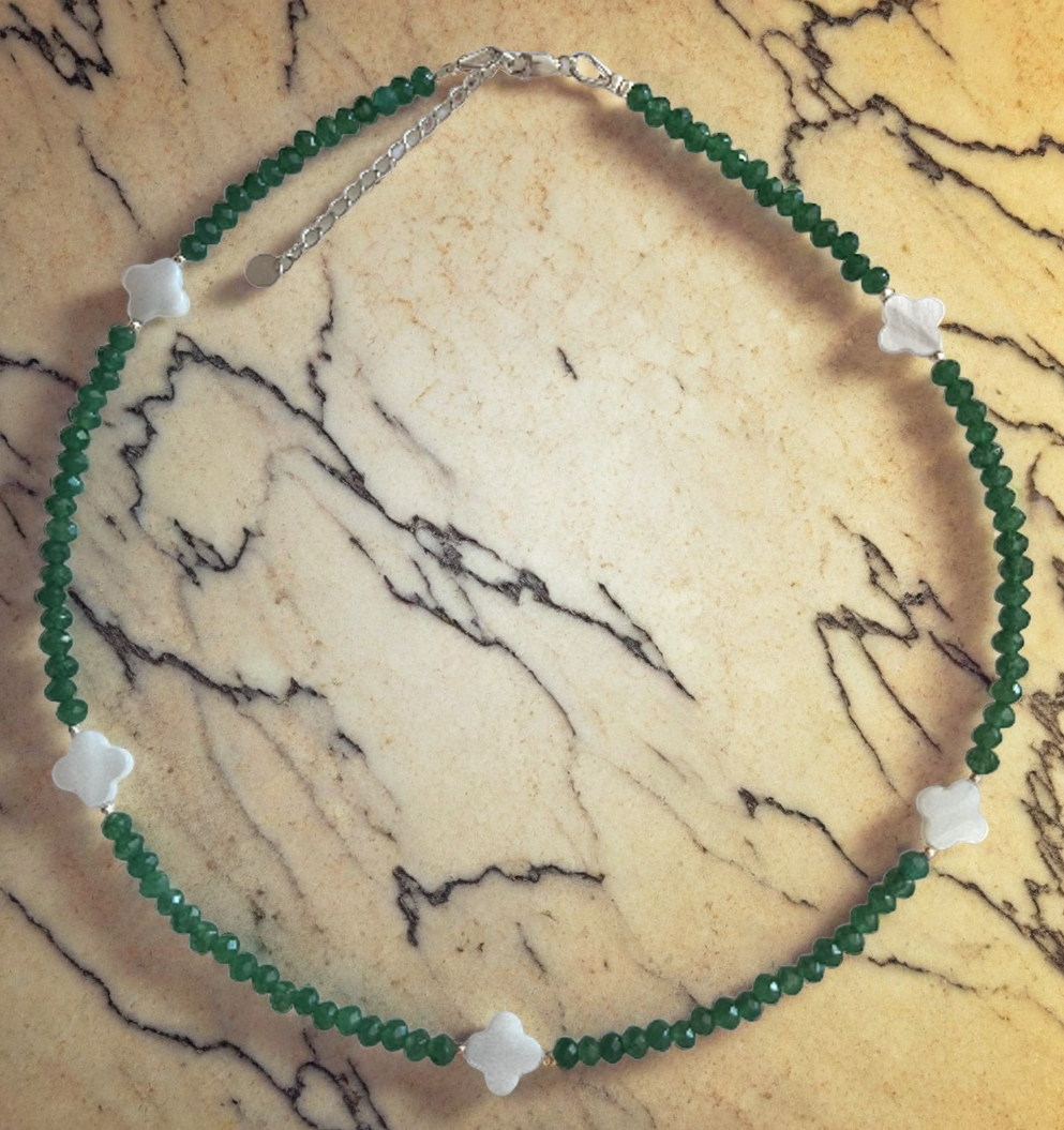 Green Chalcedony Necklace