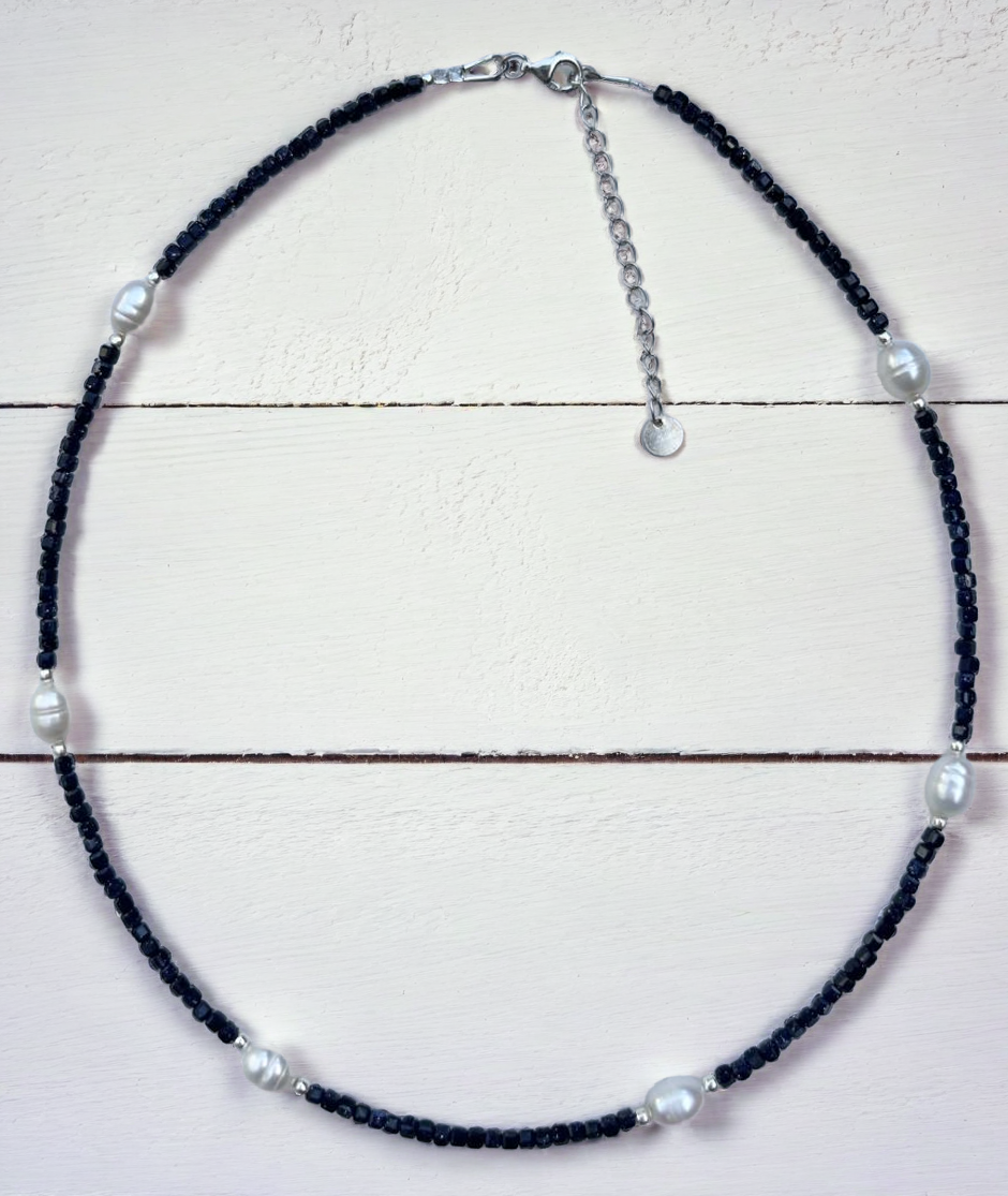 Blue Sandstone Necklace