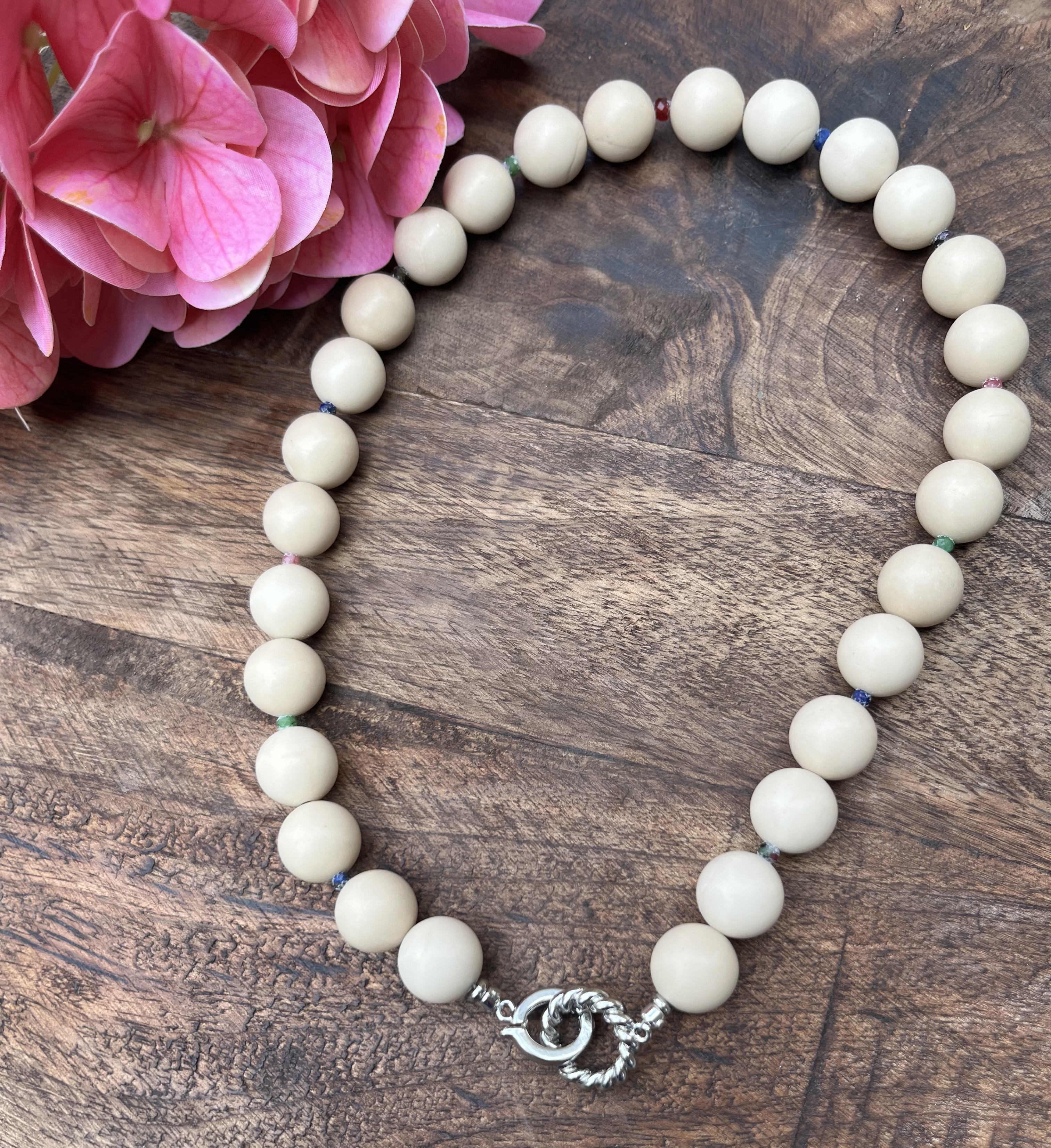 Boho Style Beaded Necklace