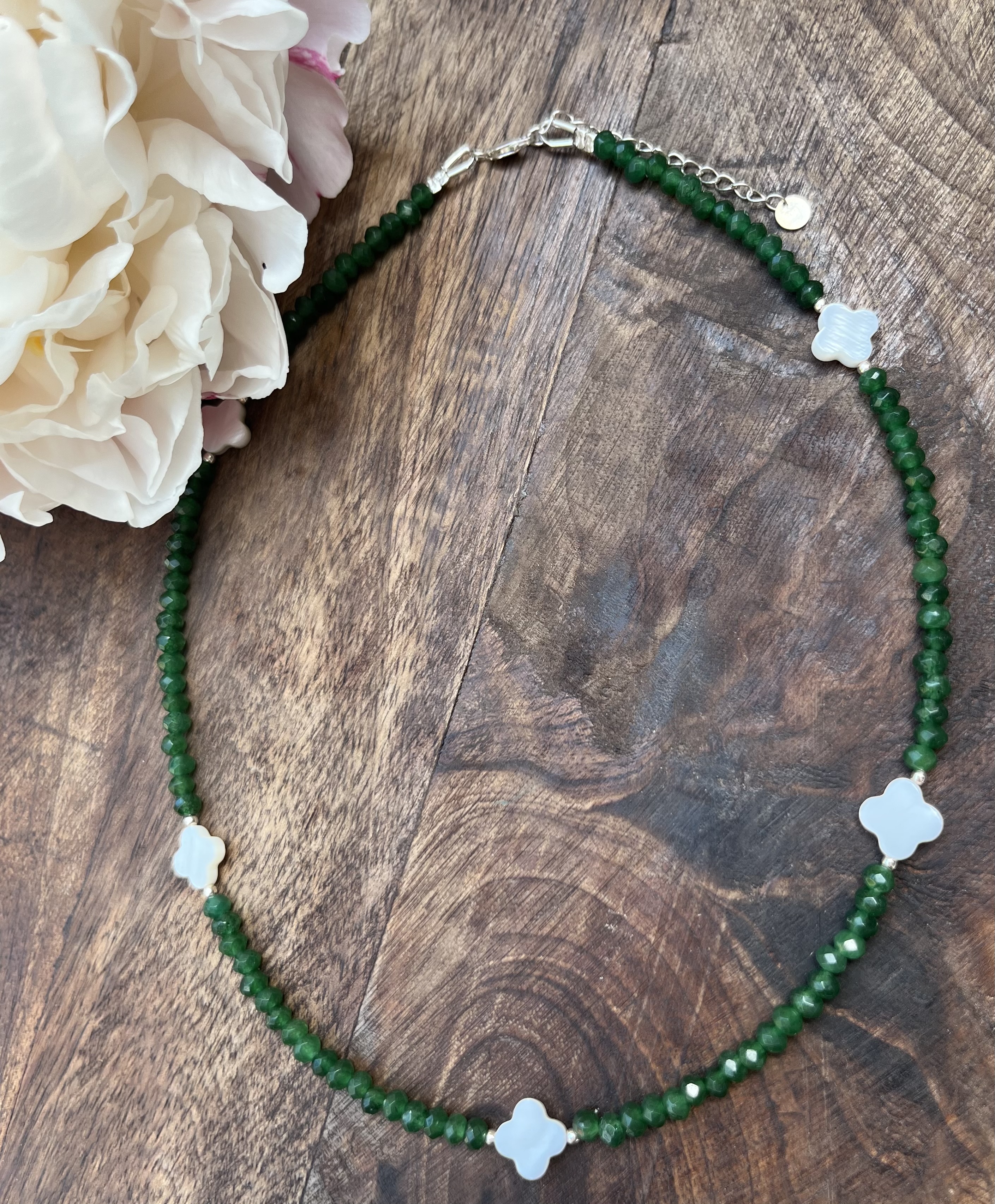 Green Chalcedony Necklace