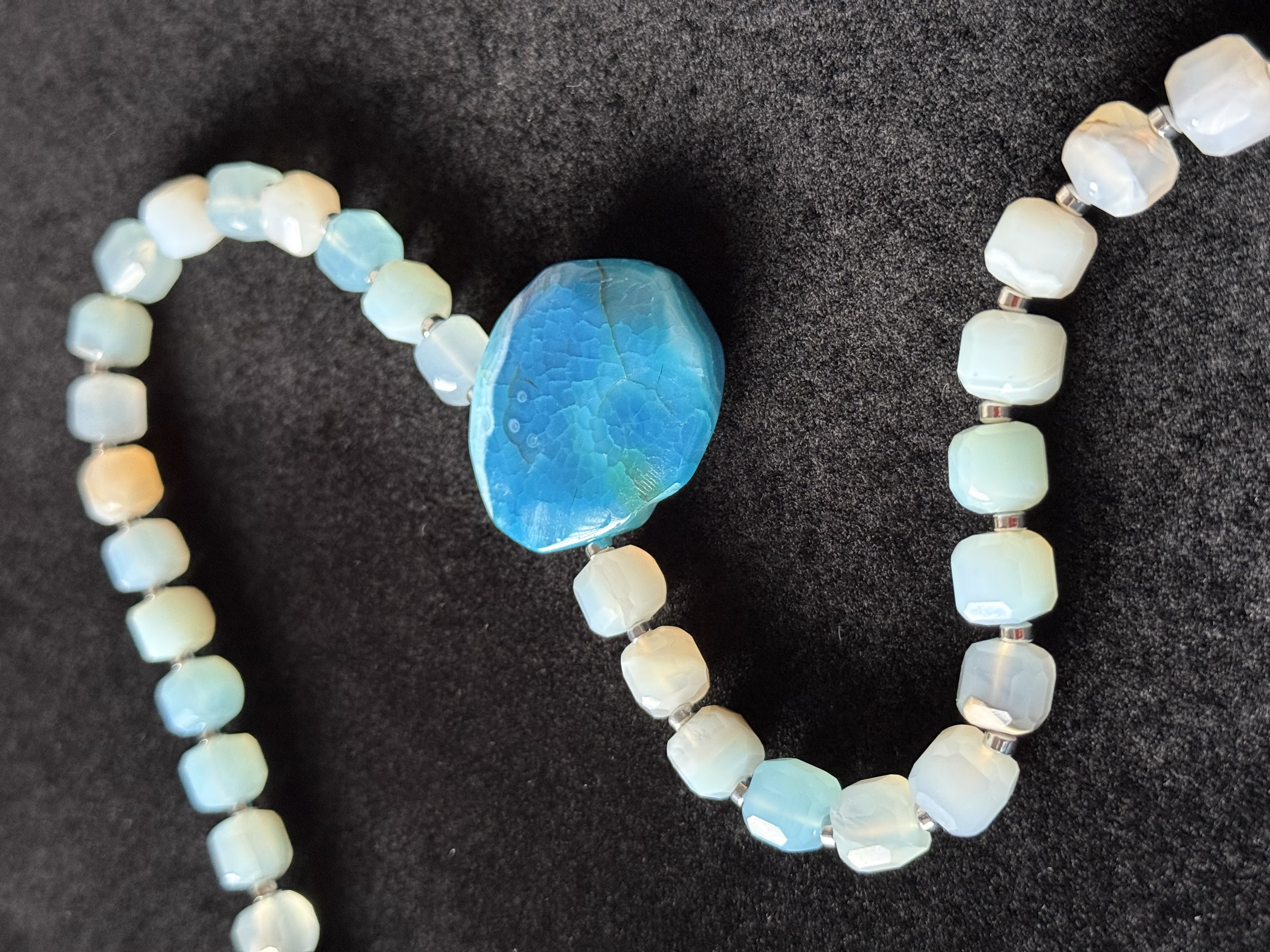 Blue Gemstone Necklace