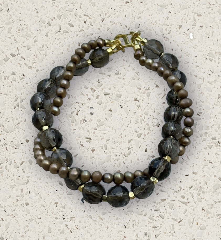 Quartz Pearl Bracelet 