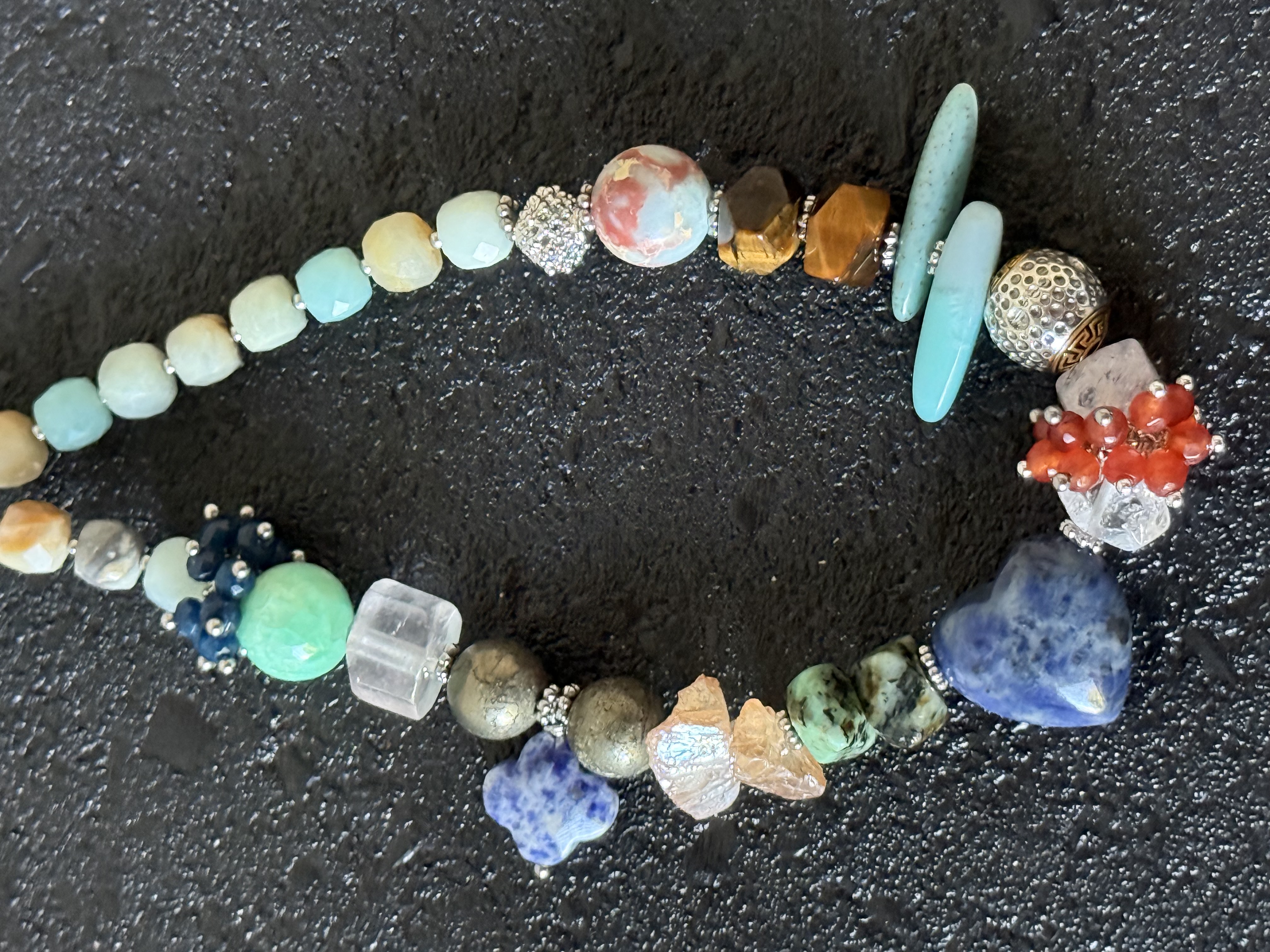 Gemstone Beaded Necklace