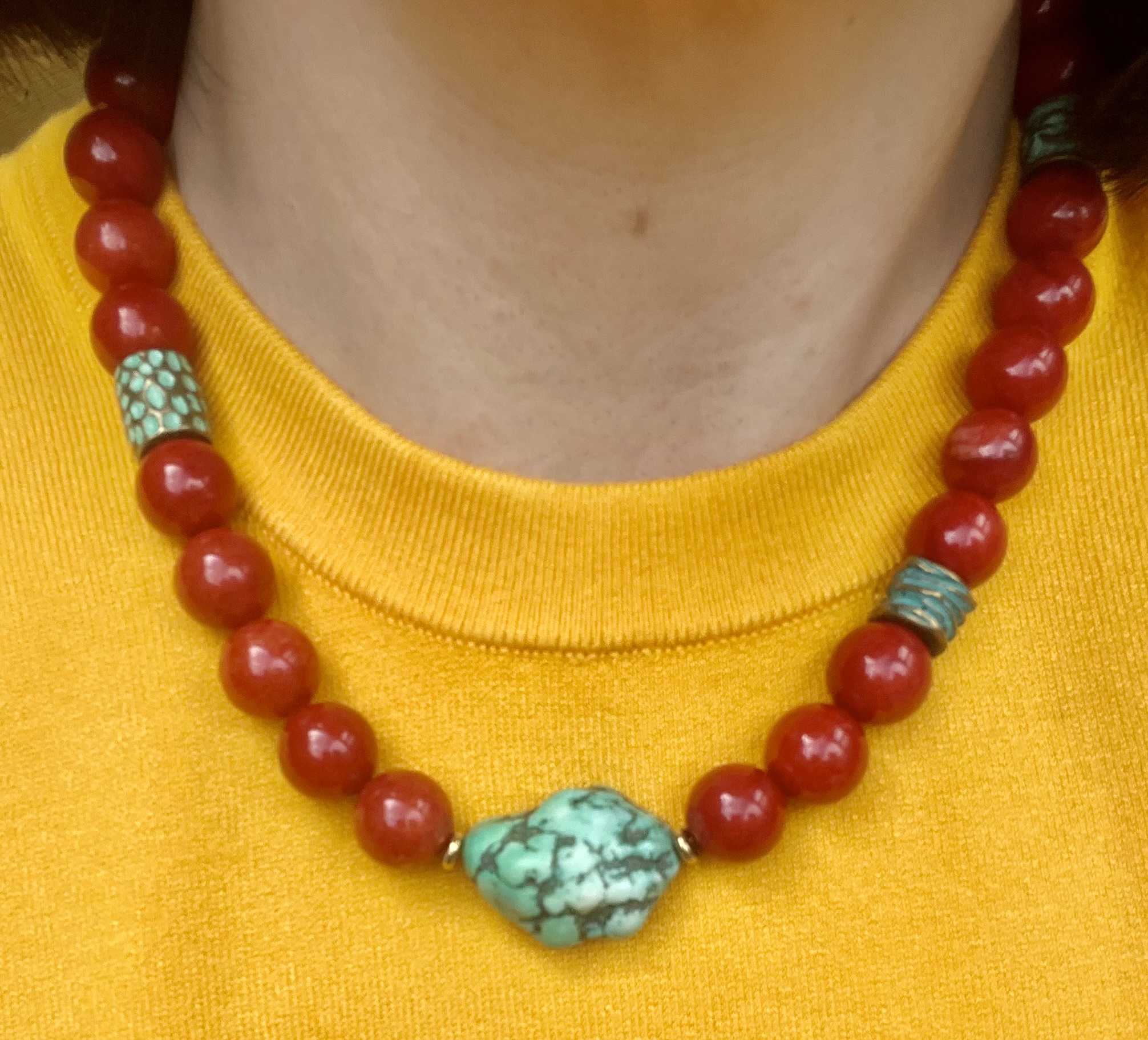 Vintage Coral Necklace