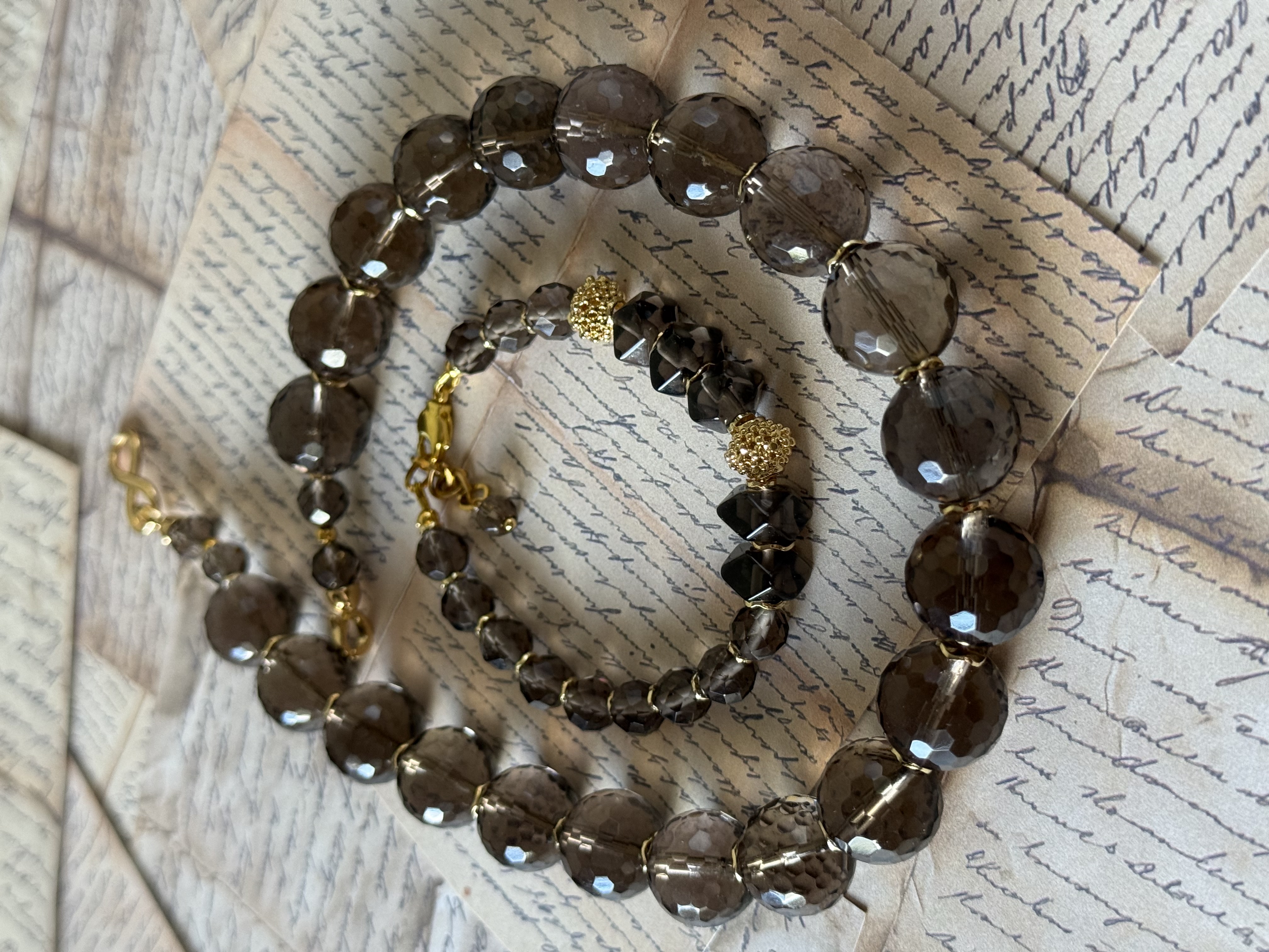 Smoky Quartz Jewelry Set