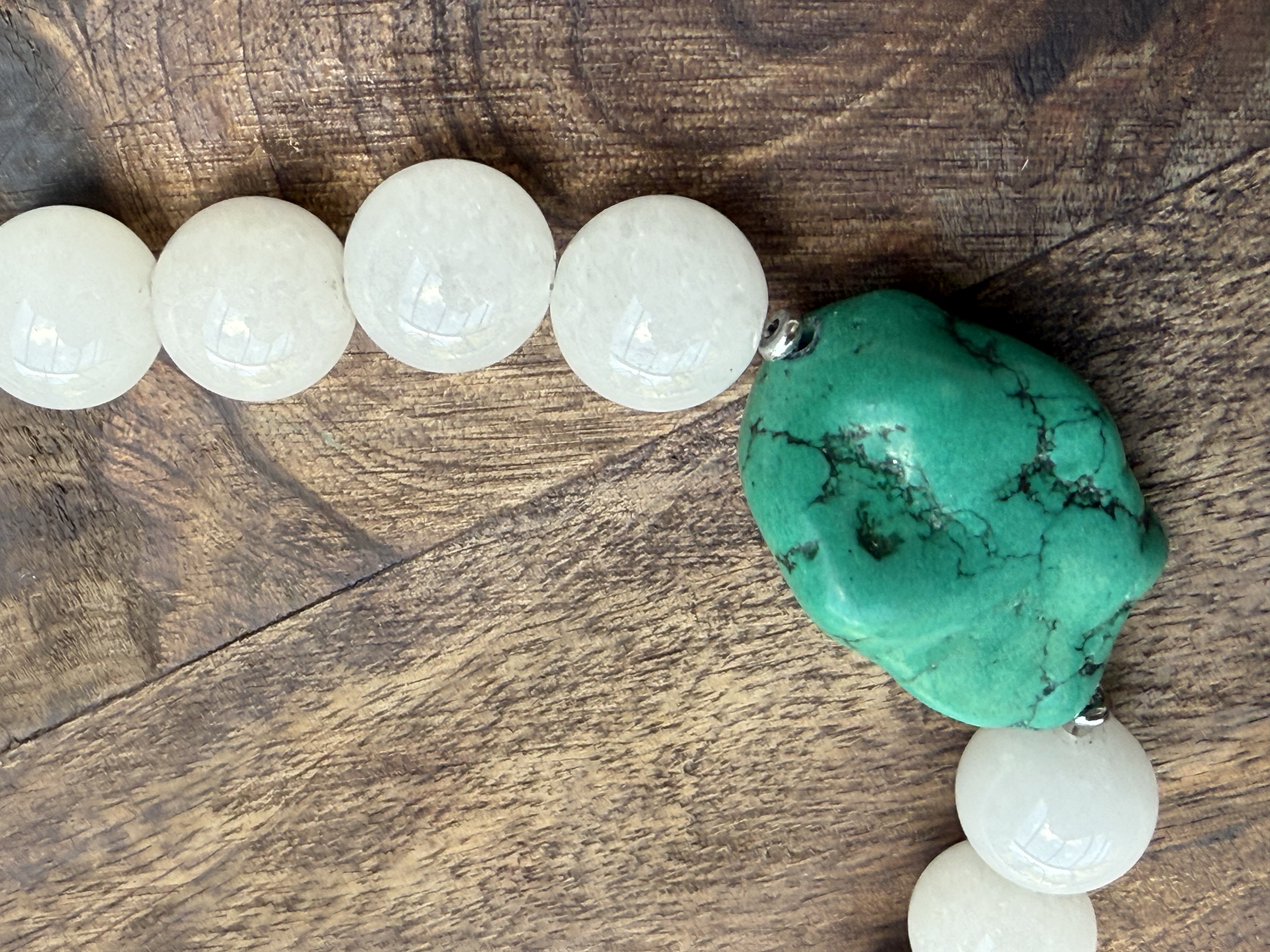 Chalcedony & Turquoise Necklace