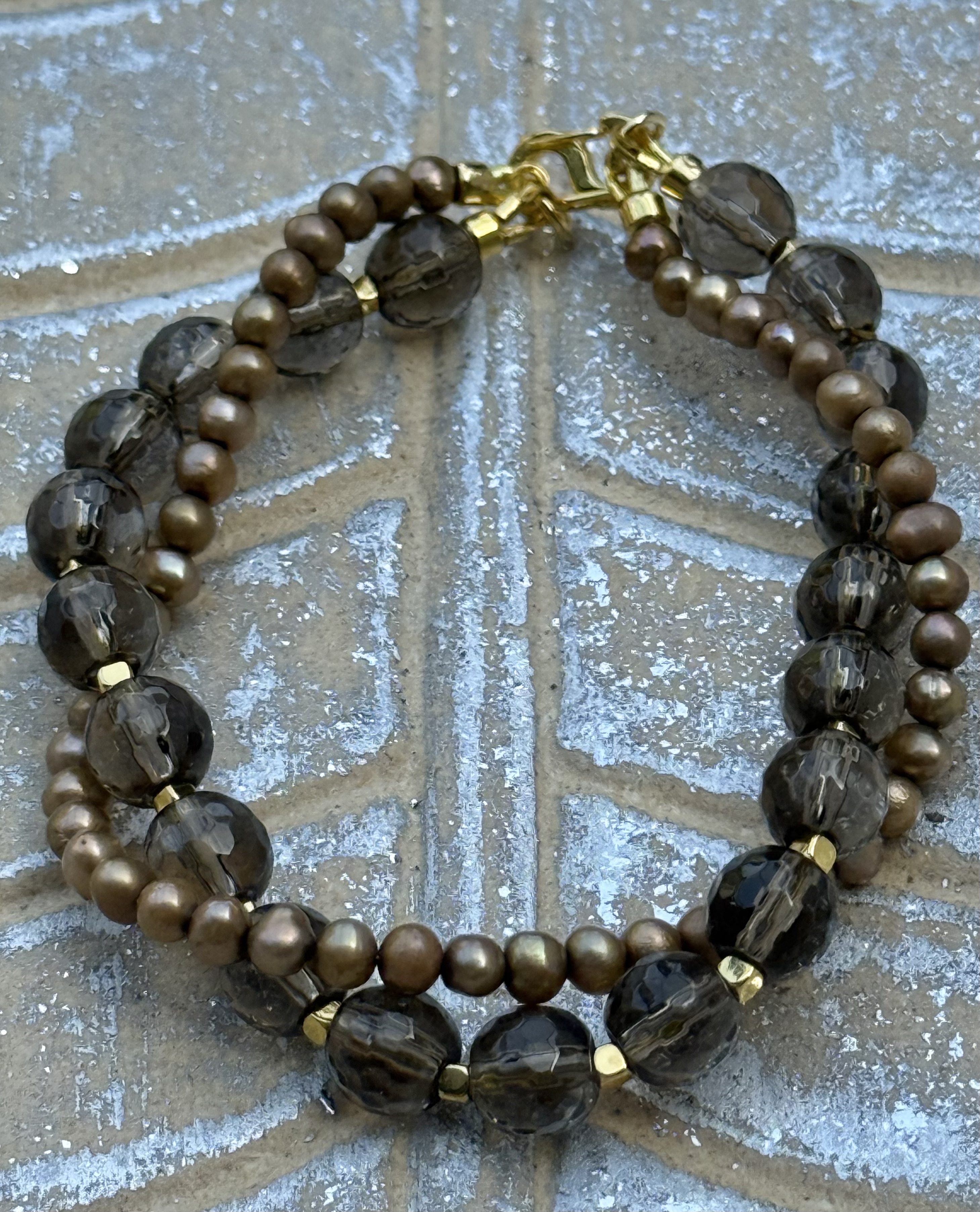 Quartz Pearl Bracelet 