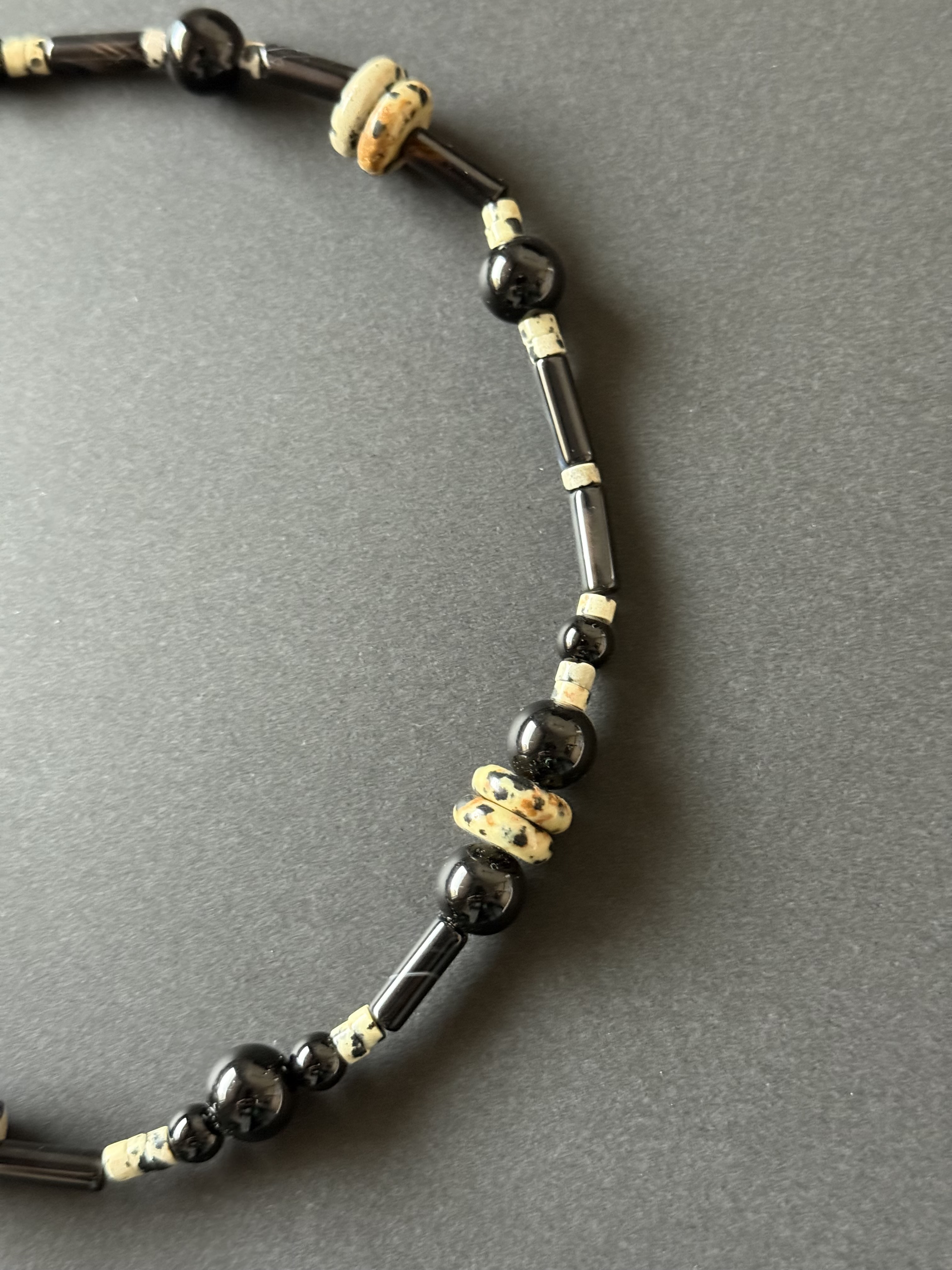Black Onyx & Jasper Necklace