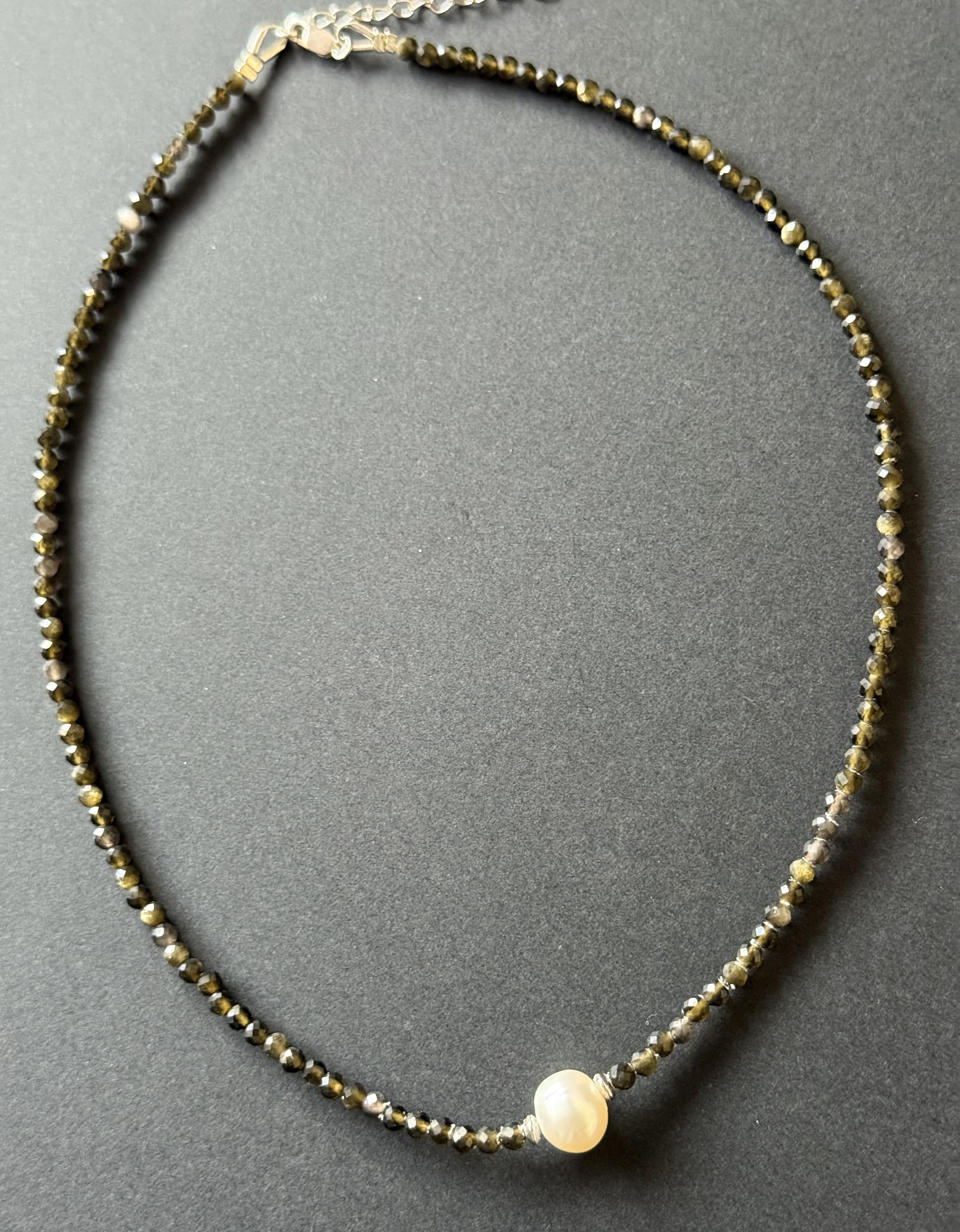 Golden Obsidian Necklace