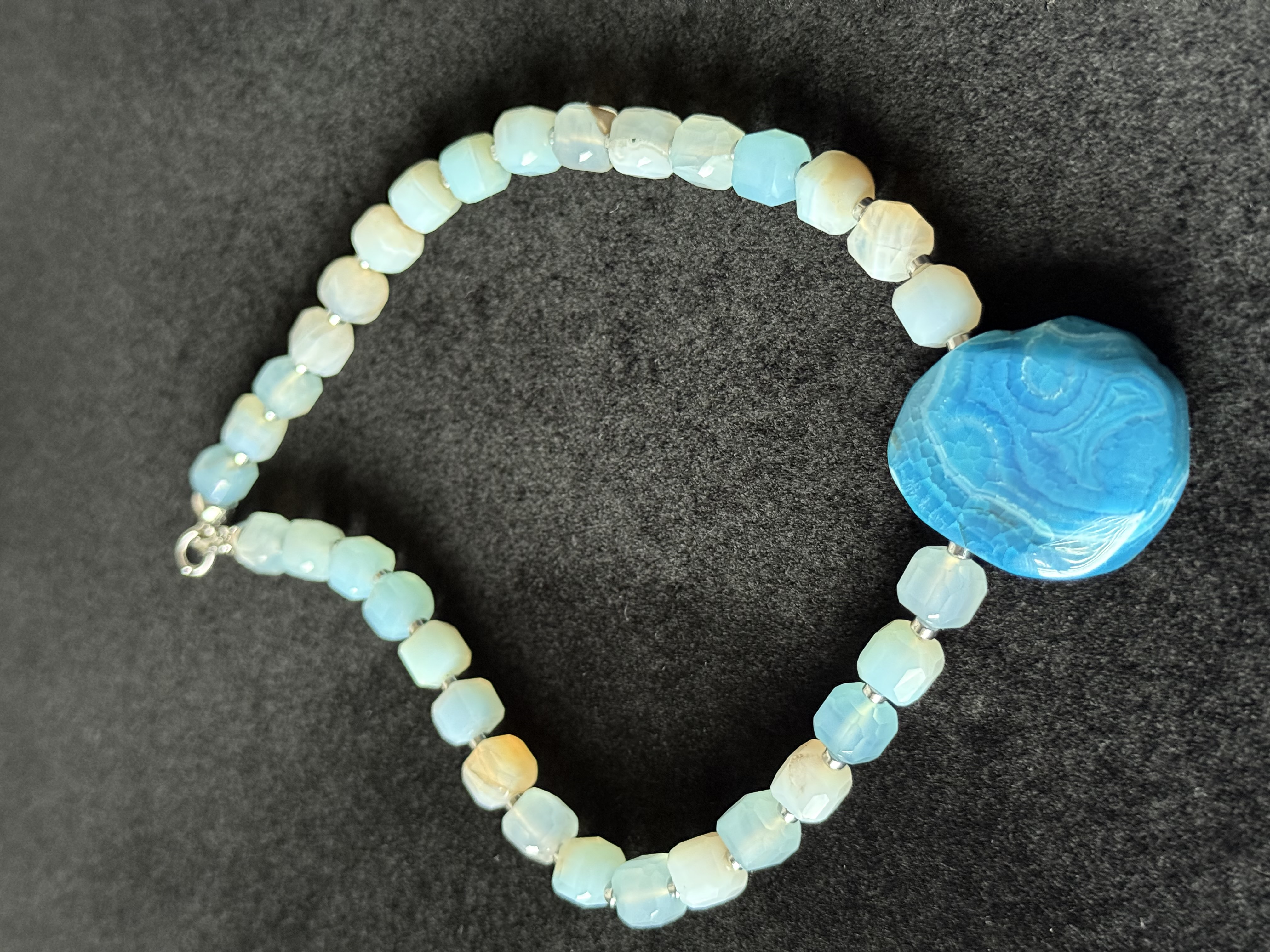 Blue Gemstone Necklace