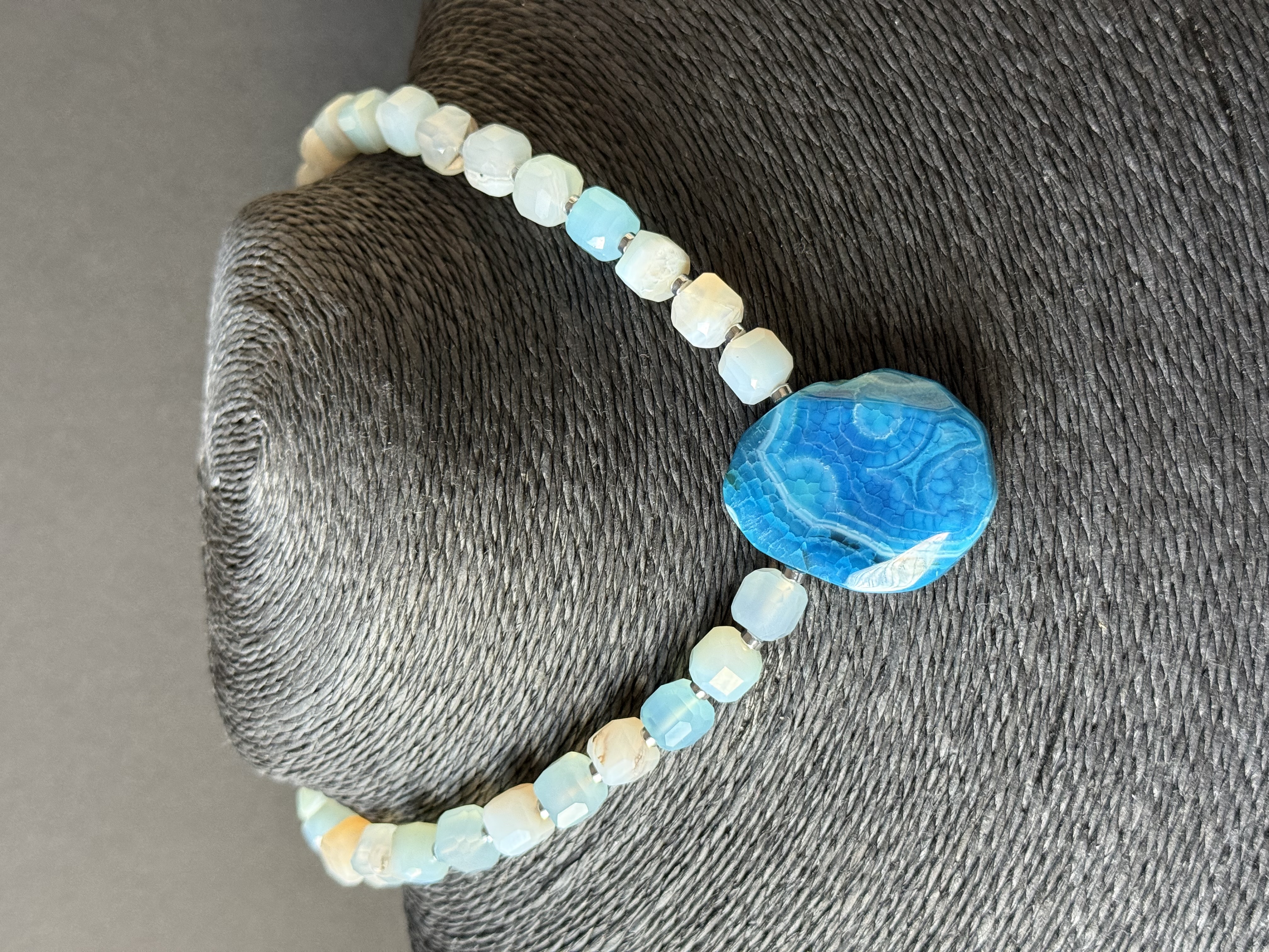 Blue Gemstone Necklace