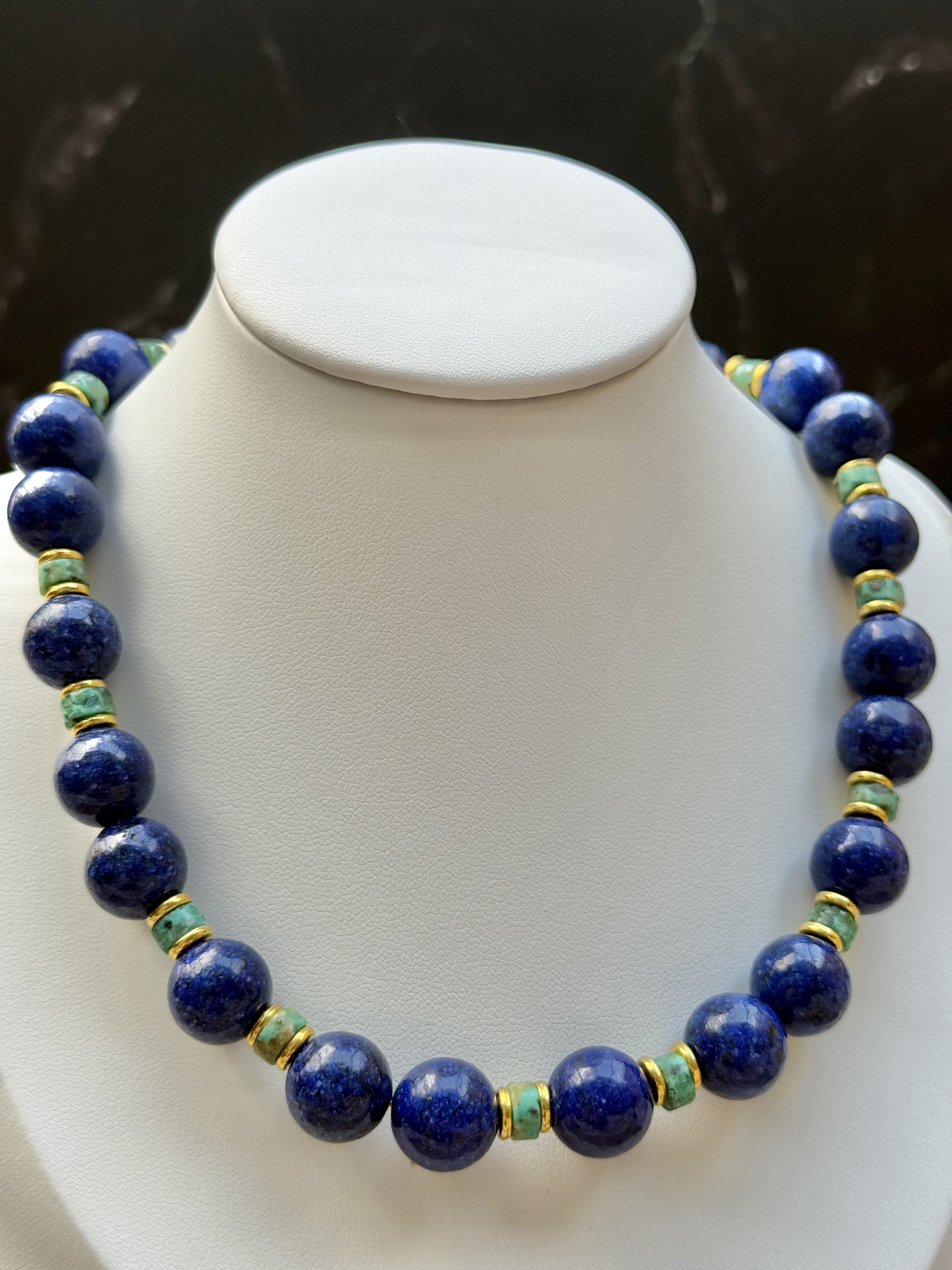 Lapis Lazuli Beaded Necklace