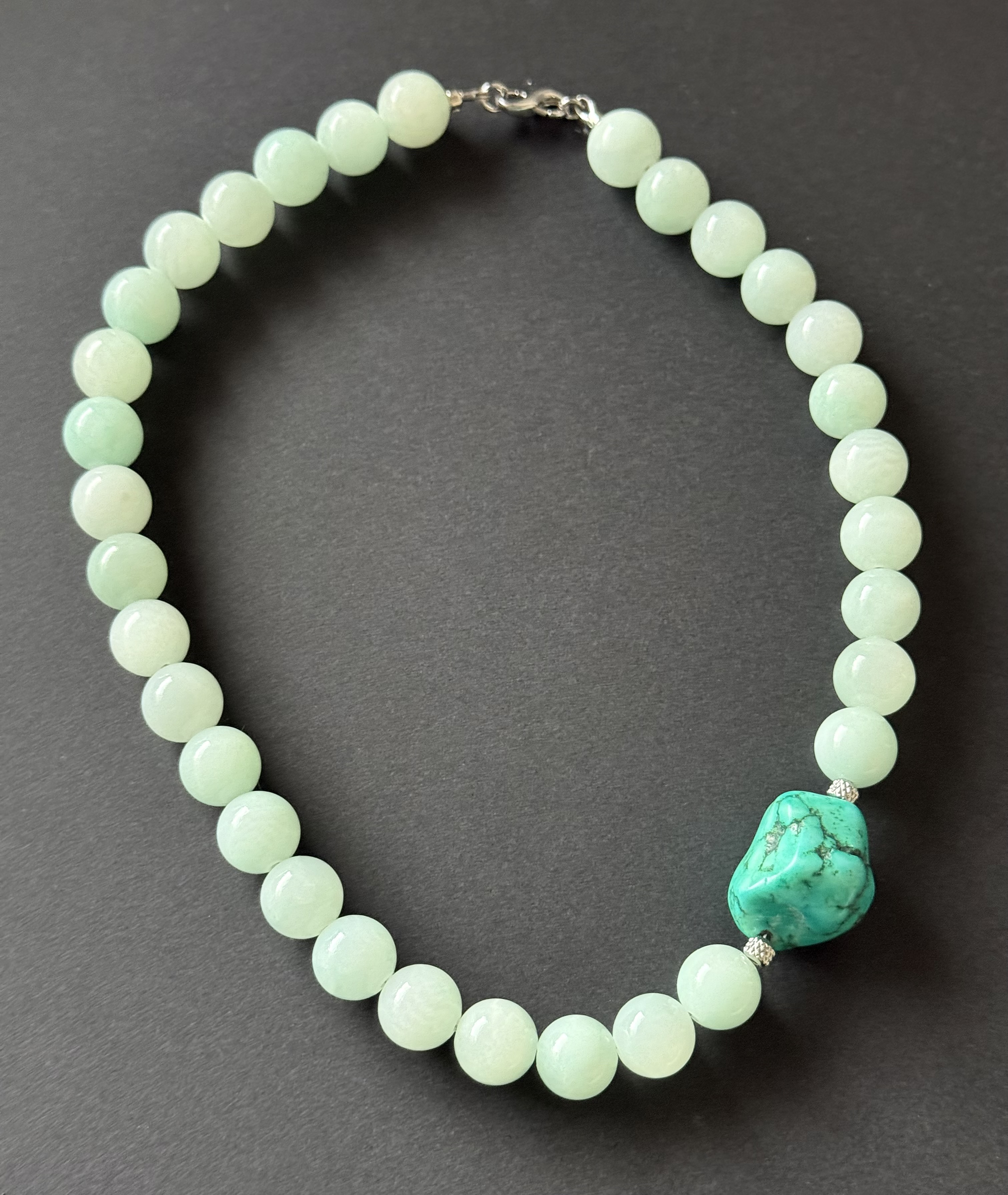 Angelite Beaded Necklace