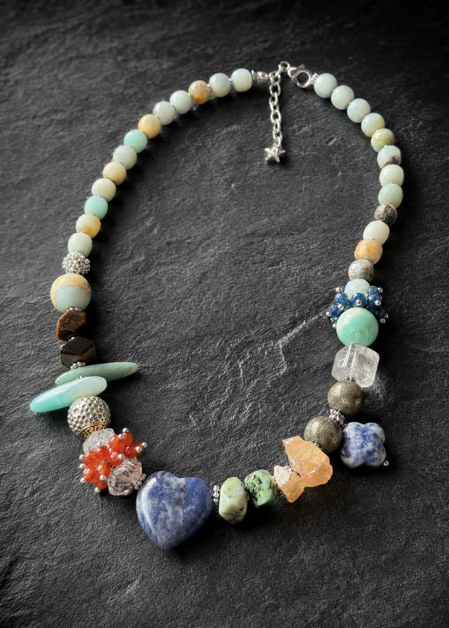 Gemstone Beaded Necklace
