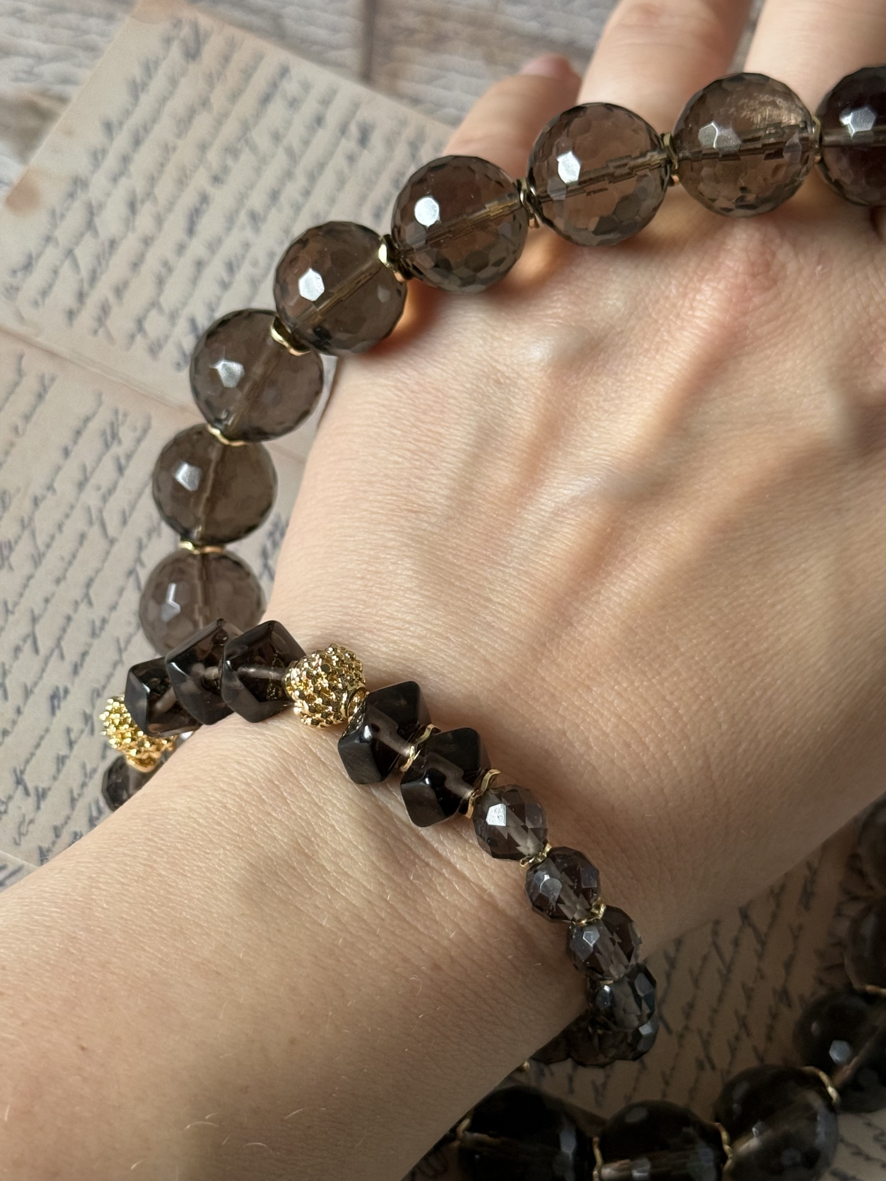 Smoky Quartz Jewelry Set
