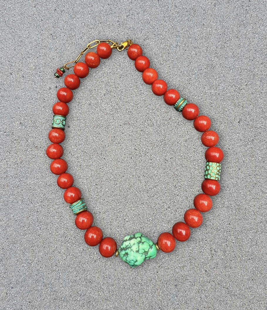 Vintage Coral Necklace