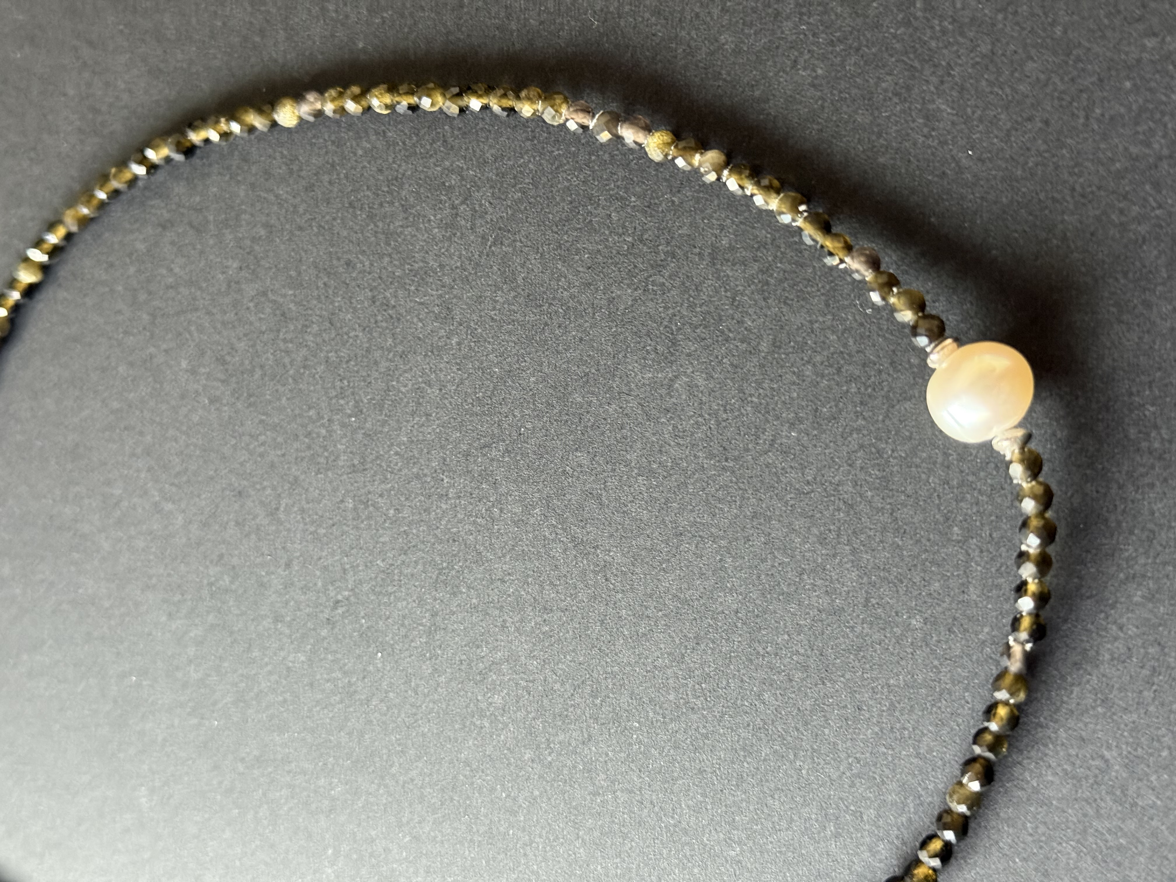 Golden Obsidian Necklace