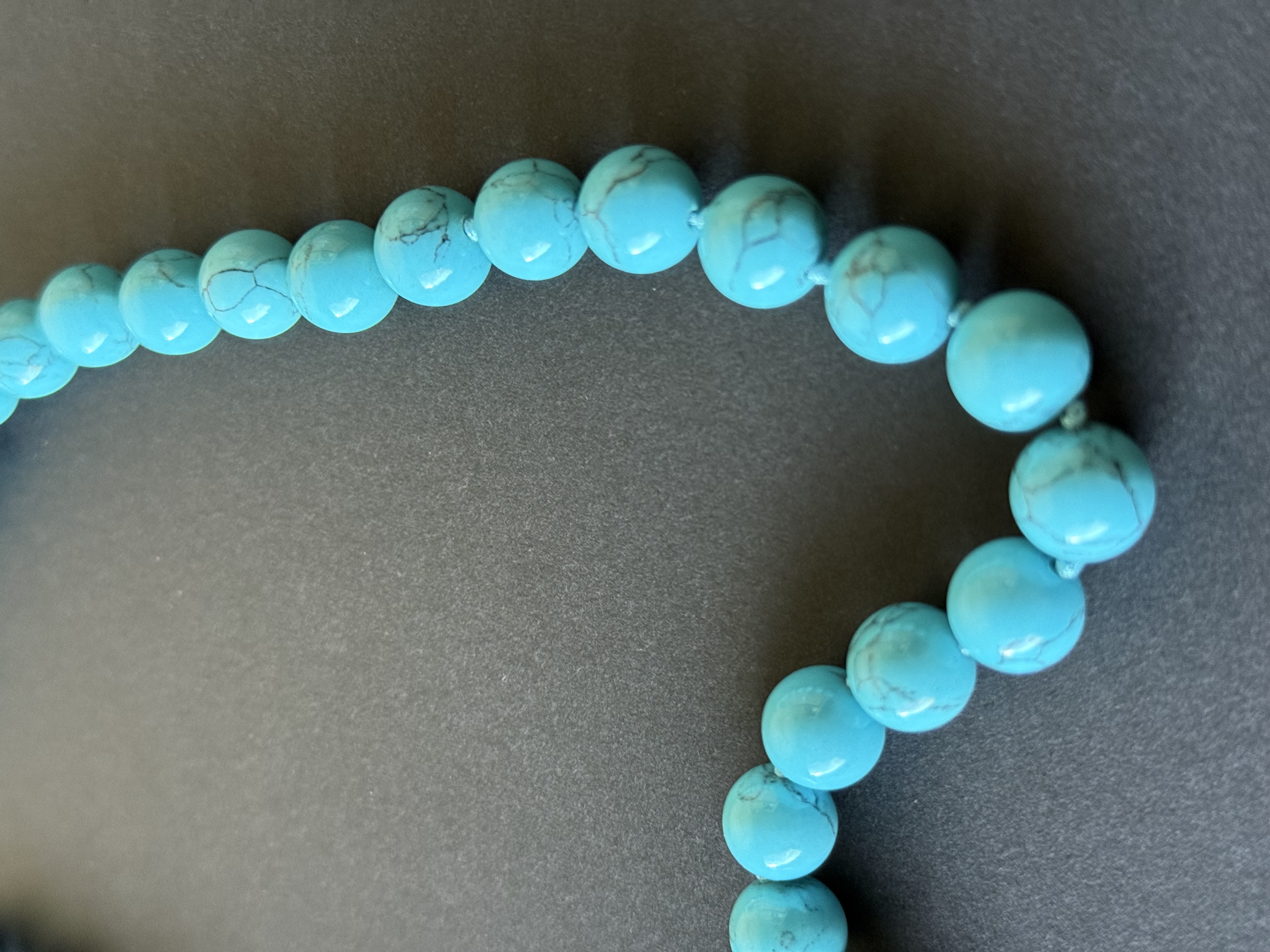 Turquoise Bead Necklace